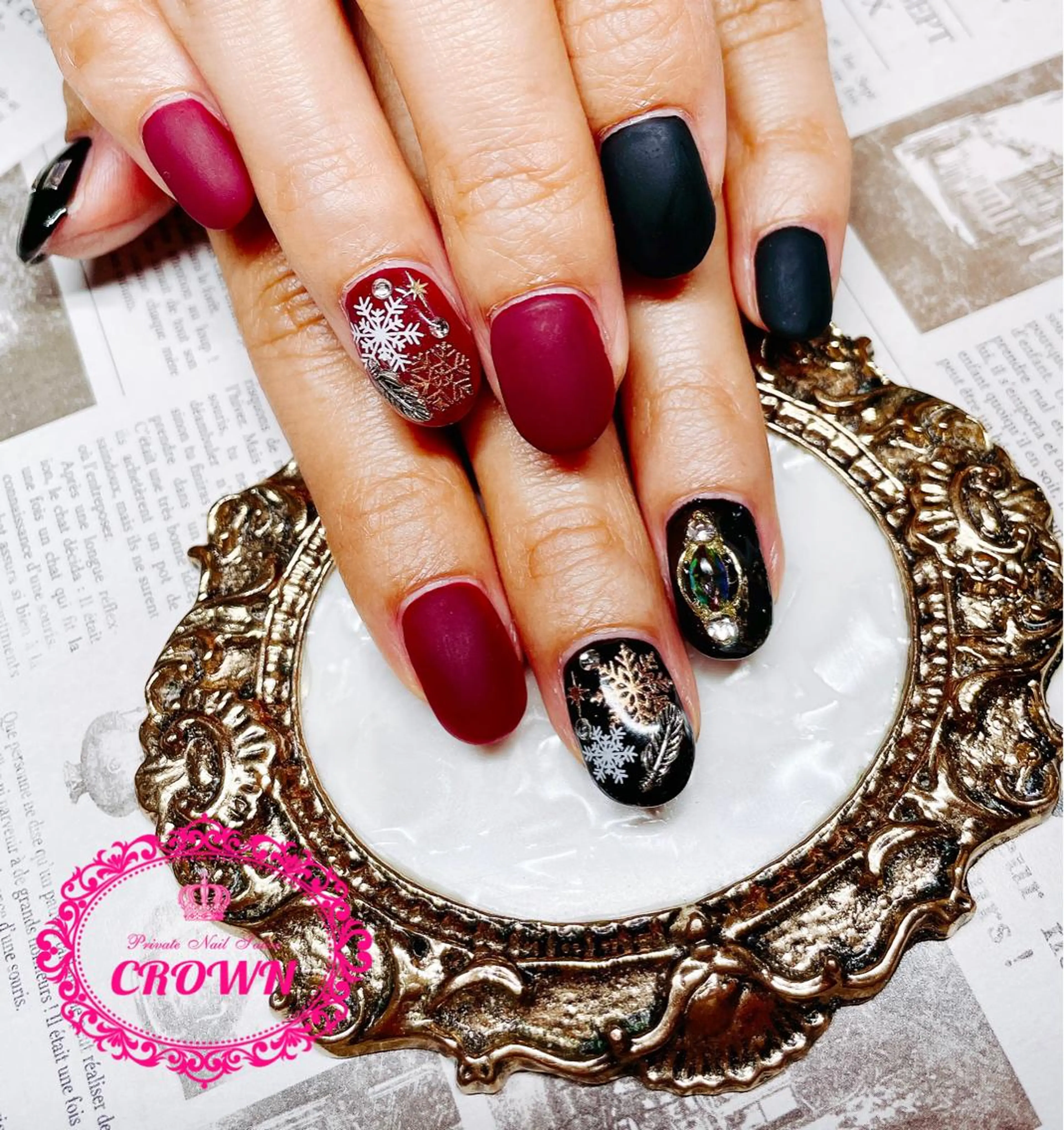 ネイル CROWN プライベートサロンのネイルデザイン