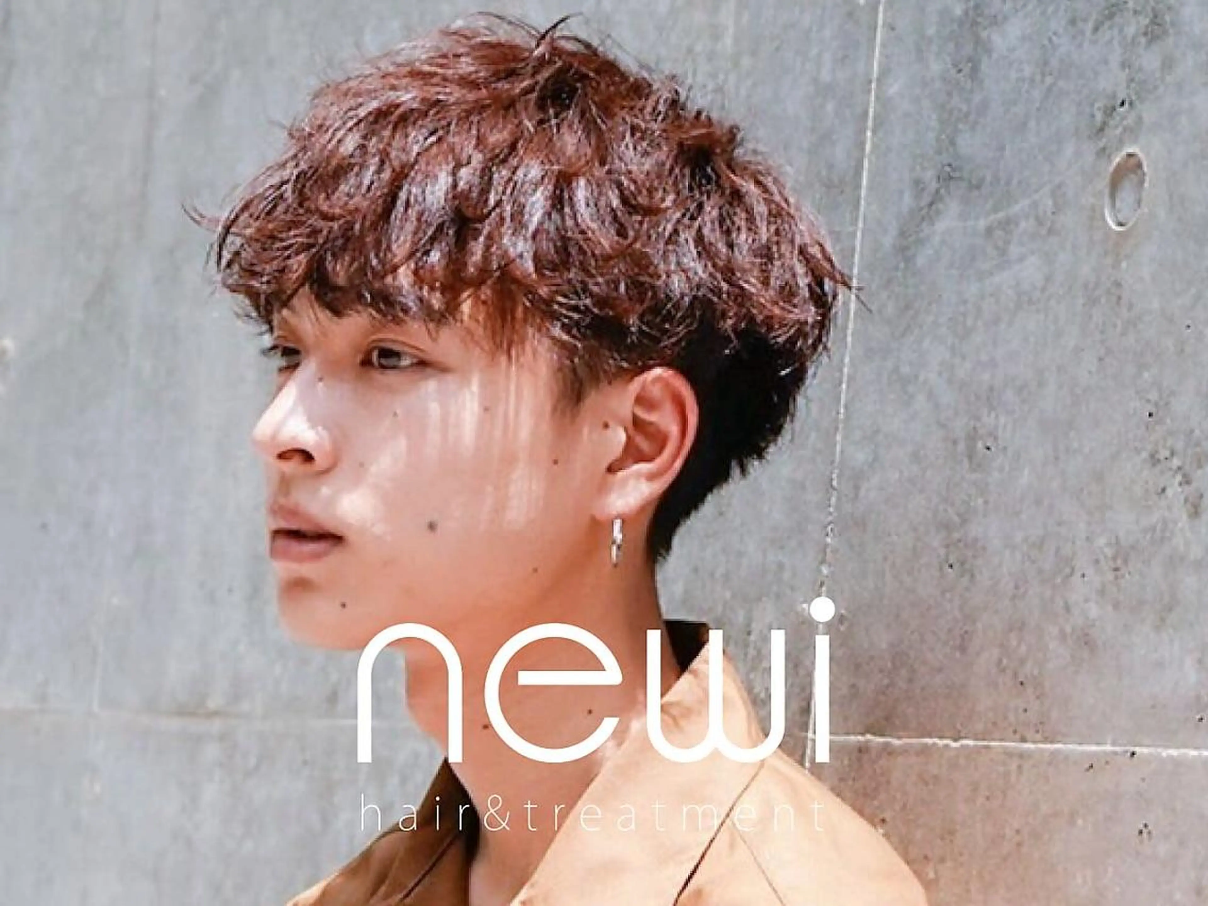 メンズ カット パーマ newi 川崎店のヘアスタイル