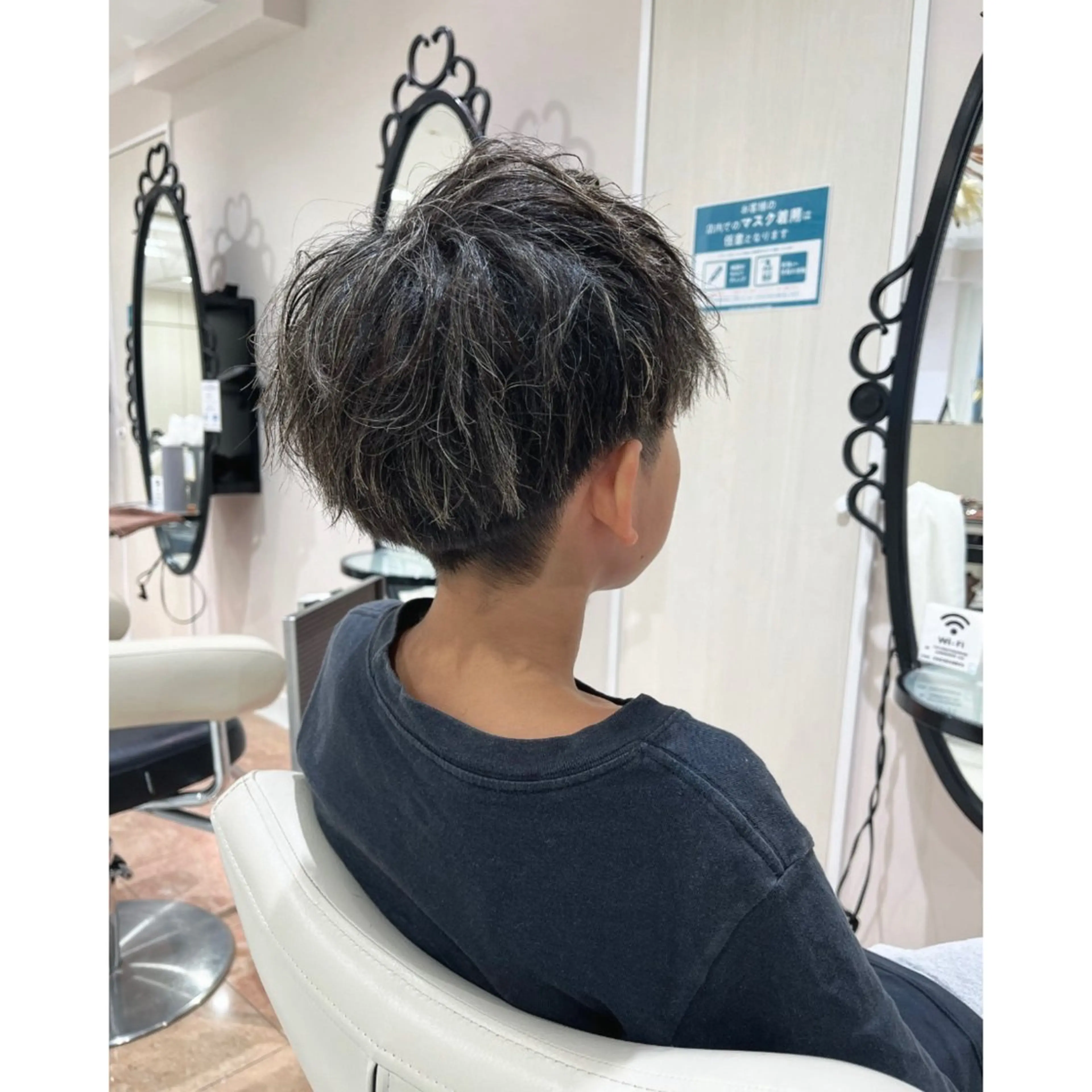 パーマ メンズ カット 韓国ヘア 🎀中川綾乃🎀のヘアスタイル