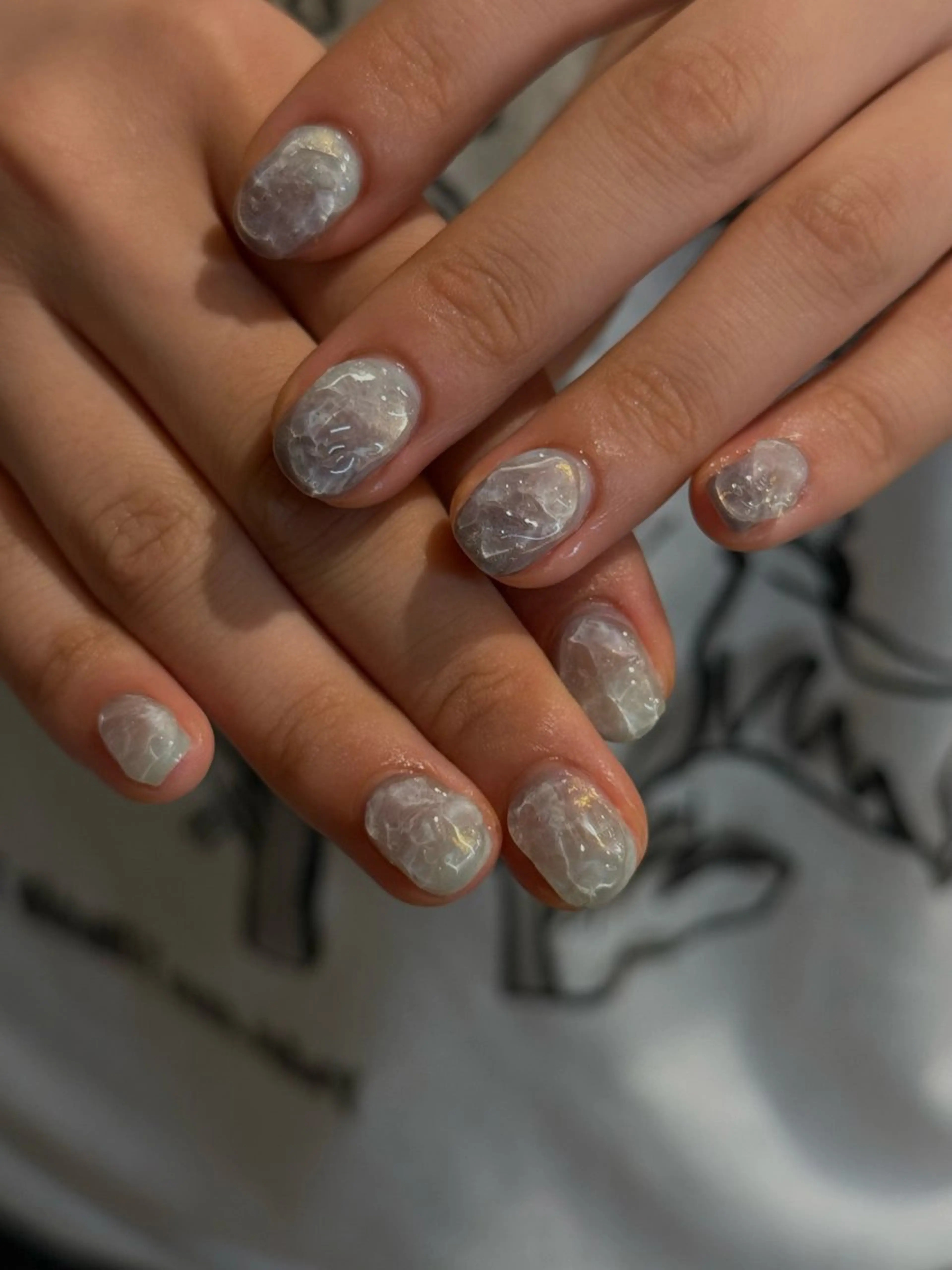 ネイル クリアネイル ニュアンスネイル 夏ネイル filonnail /　kotoneのネイルデザイン