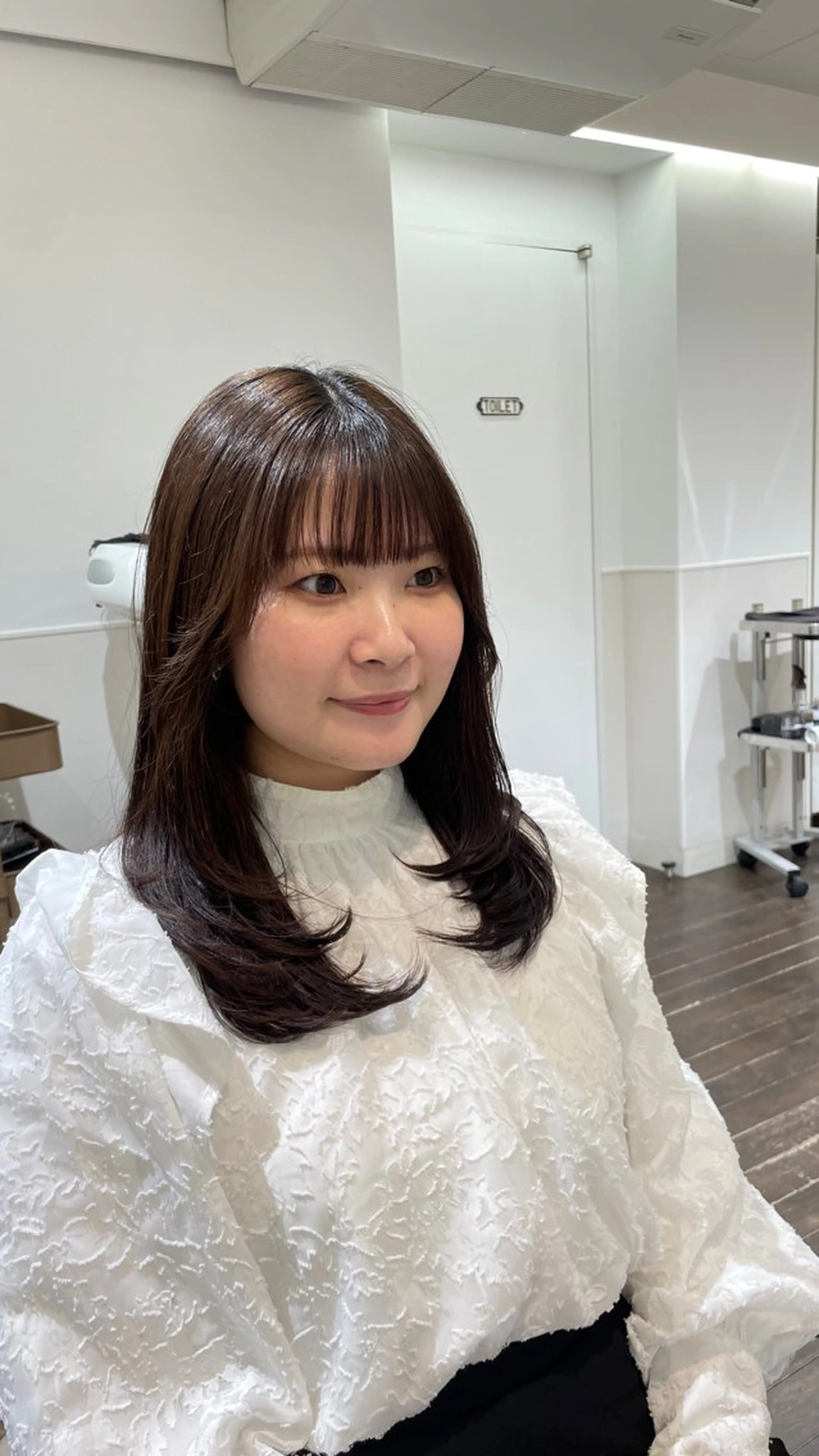 ロング レイヤーカット 縮毛矯正/レイヤー 🌙児玉光瑠のヘアスタイル