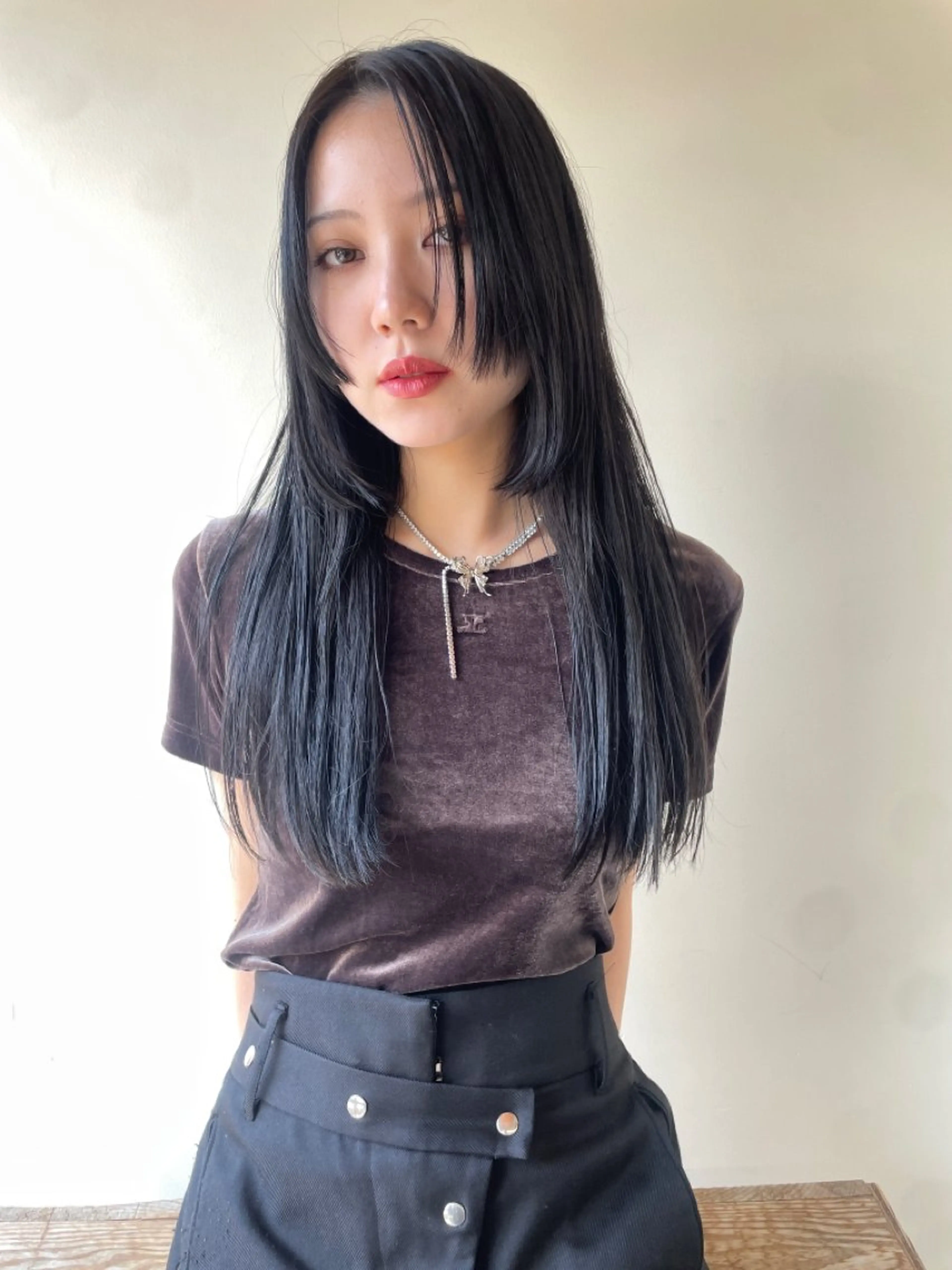 セミロング カラー カット ヘアカラー トリートメント レイヤー／似合わせ TAKUYAのヘアスタイル