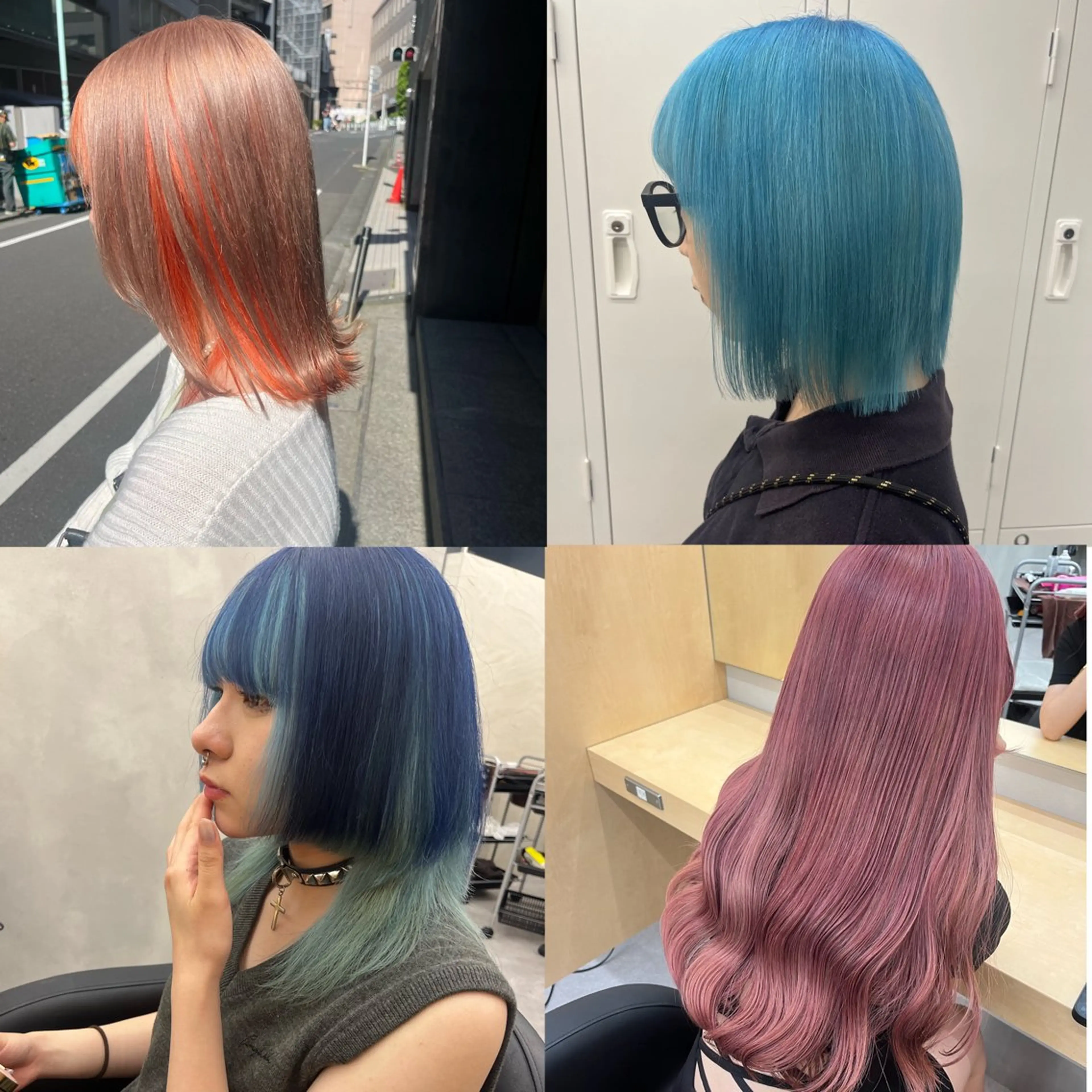 ロング カラー ヘアカラー トリートメント ヘアセット 🎀透明感 カラー🎀ミズキのヘアスタイル