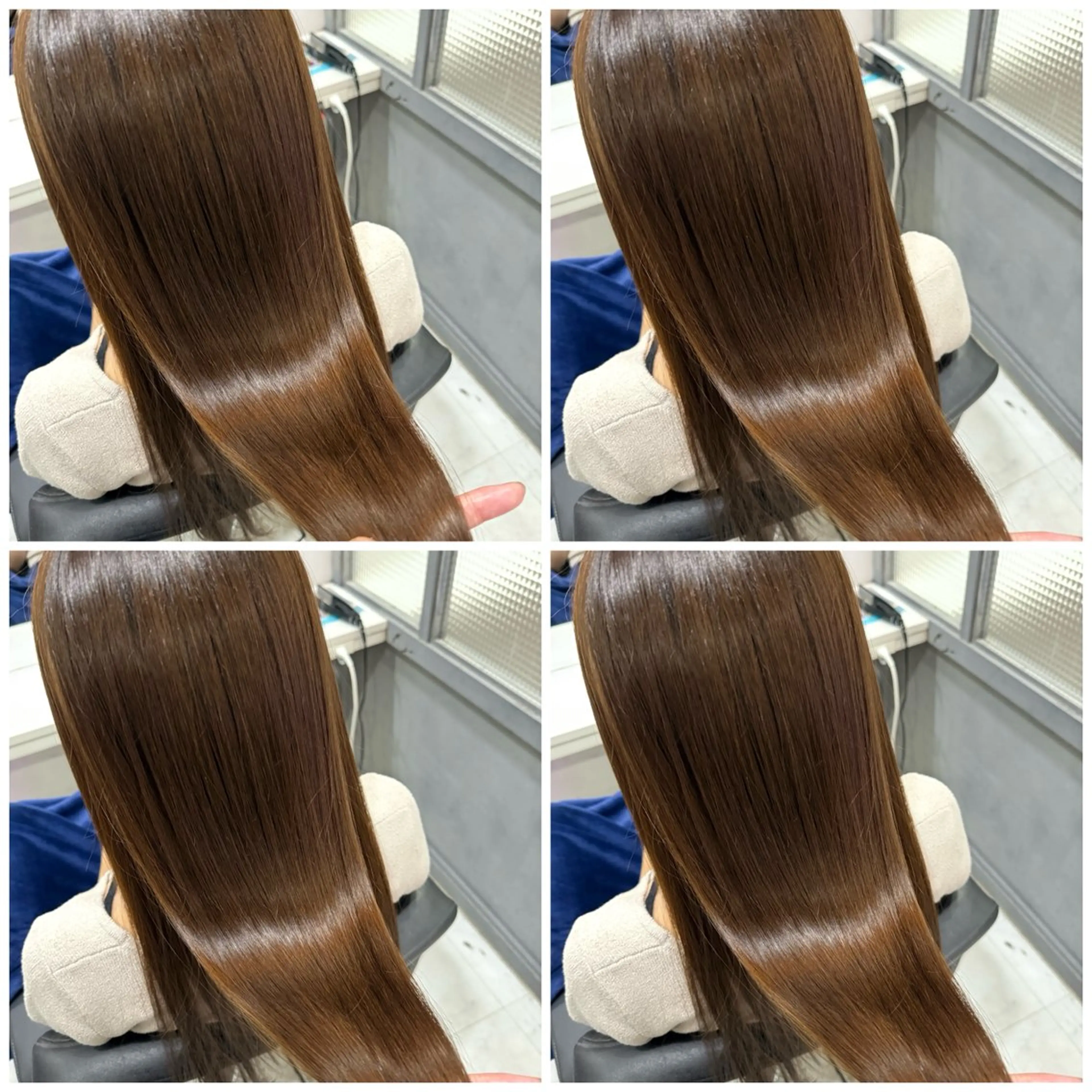 ロング カラー ヘアカラー トリートメント 髪質改善 艶髪カラー エクステ かいり✂️のヘアスタイル