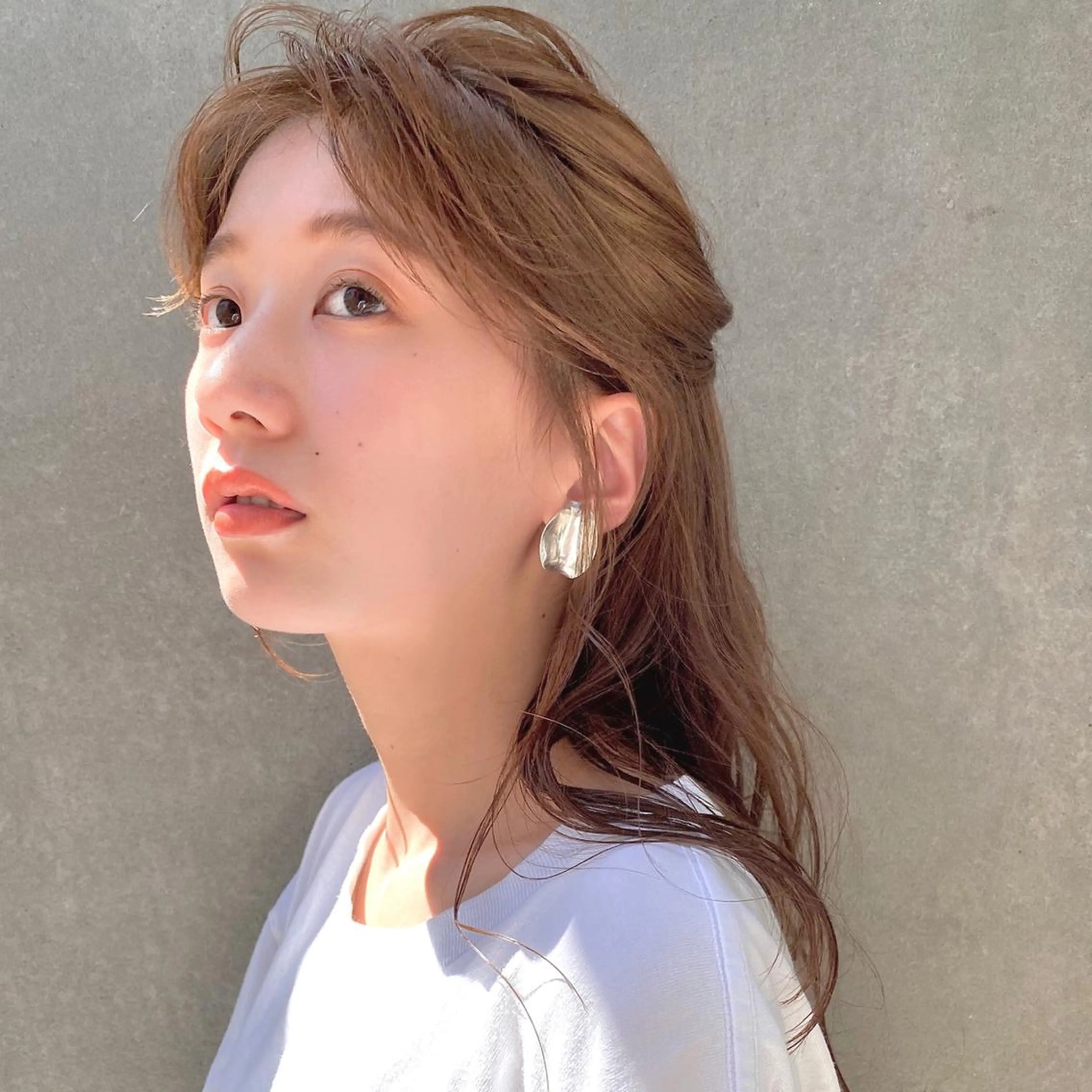 セミロング カラー パーマ ヘアアレンジ カット ヘアカラー トリートメント ヘッドスパ 【ダメージレス施術】 【透明感】北村 拓也のヘアスタイル