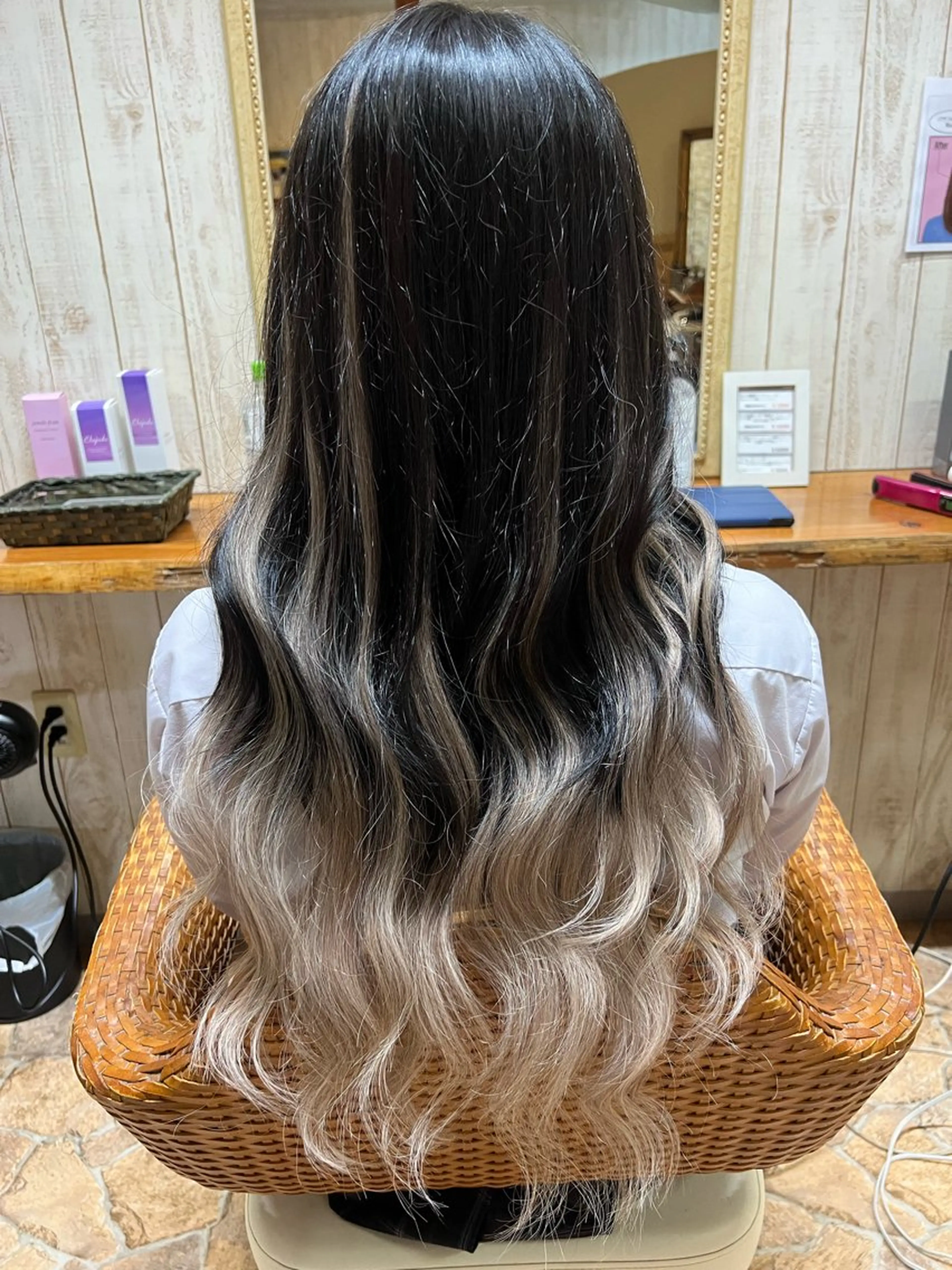 ロング 艶カラー🫧/シール エクステRYOKAのヘアスタイル