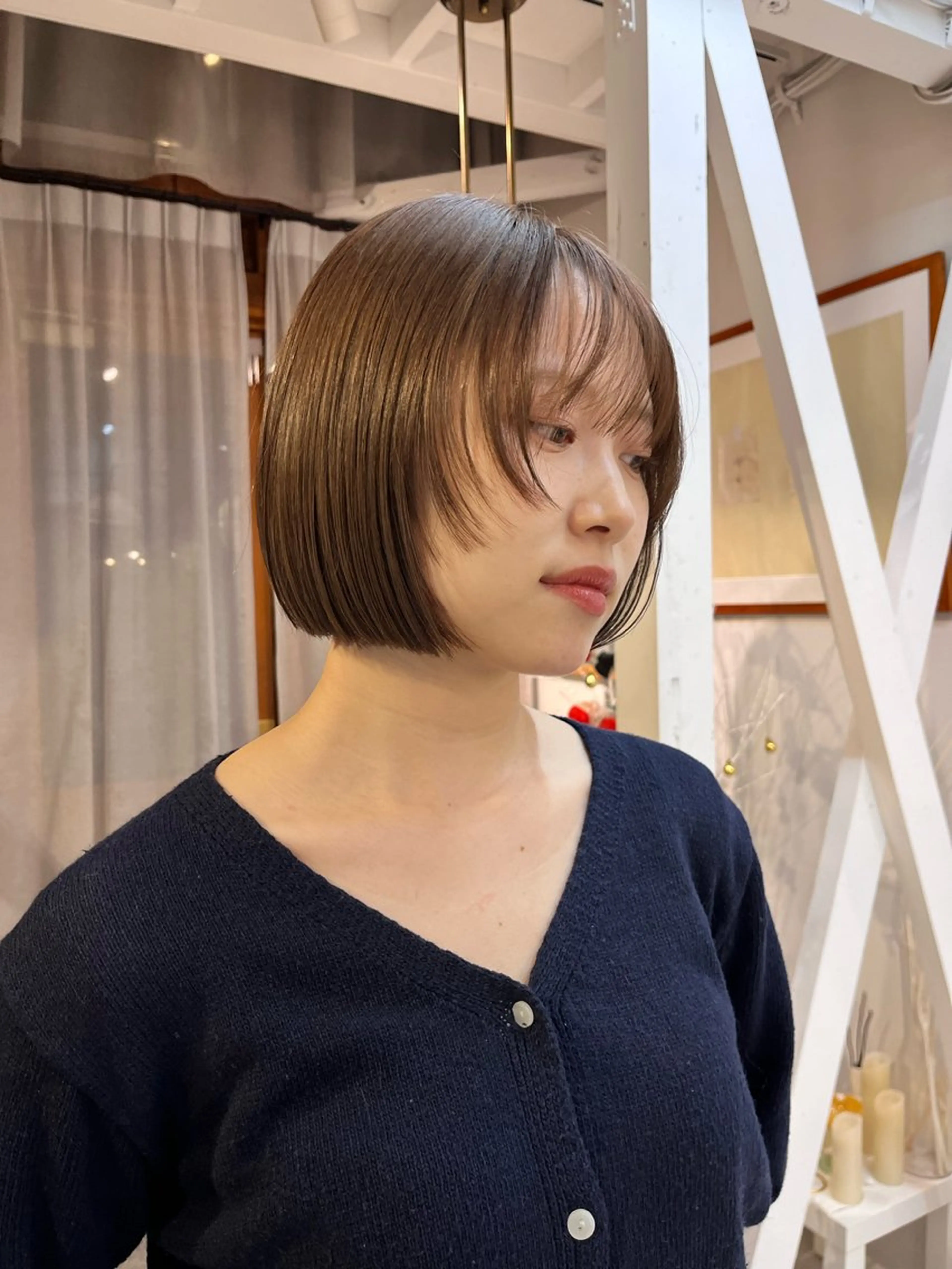 【人気セットクーポン】カット+透明感カラー+3stepトリートメントの写真