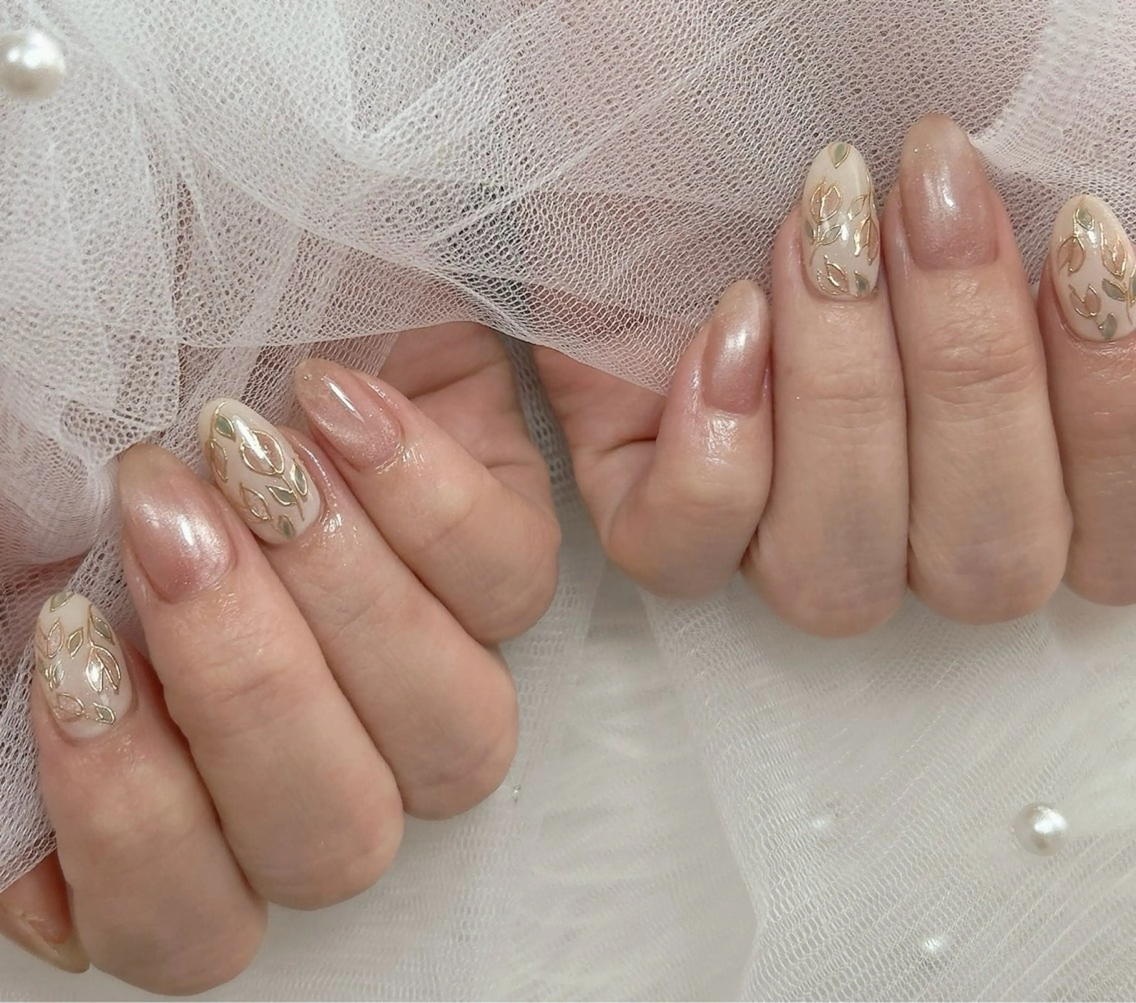 ネイル 春ネイル Bonheur Duex＊AIRIのネイルデザイン