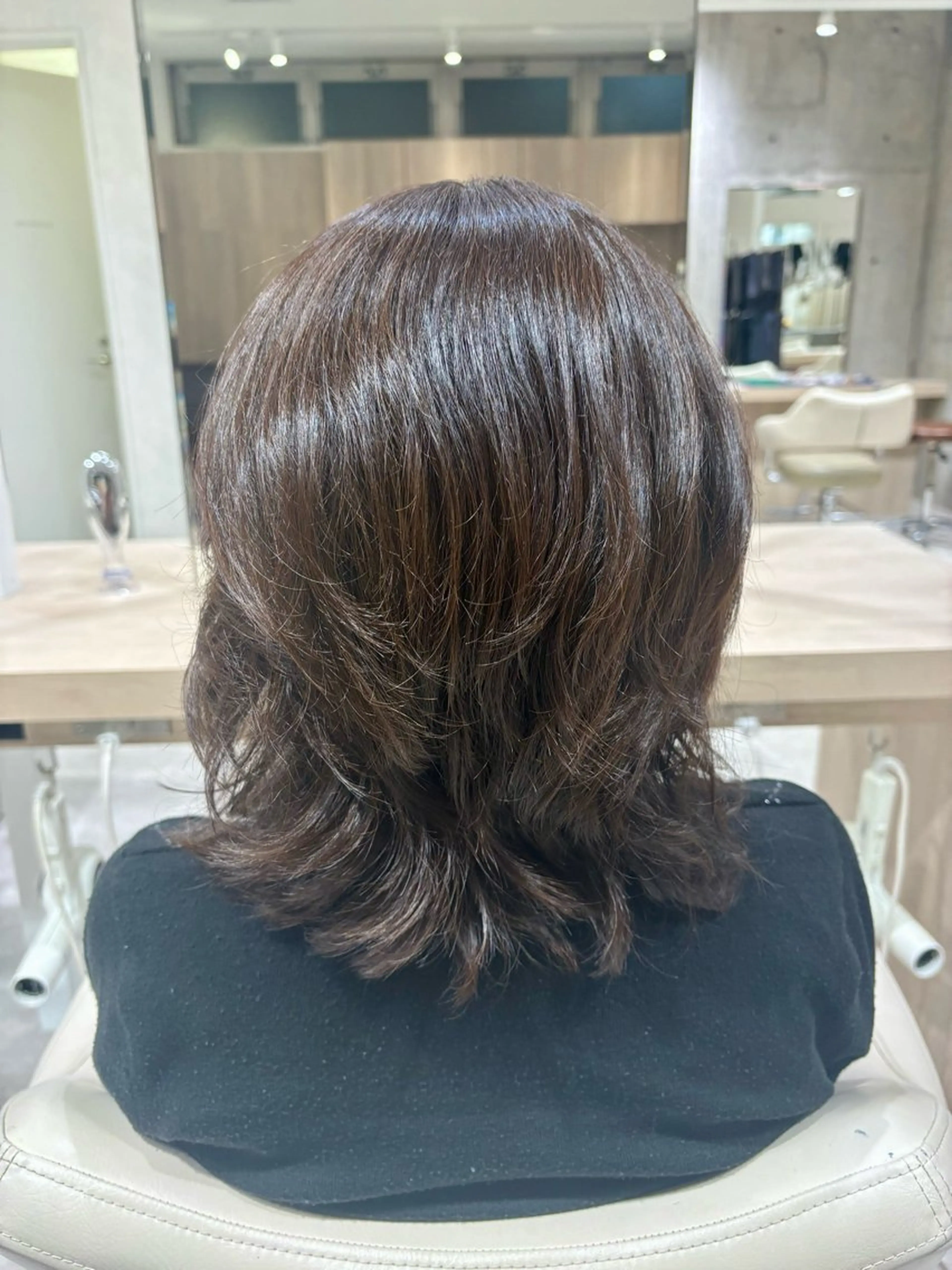 ミディアム ヘアカラー 🍀モデル募集中🍀 山田さくらのヘアスタイル