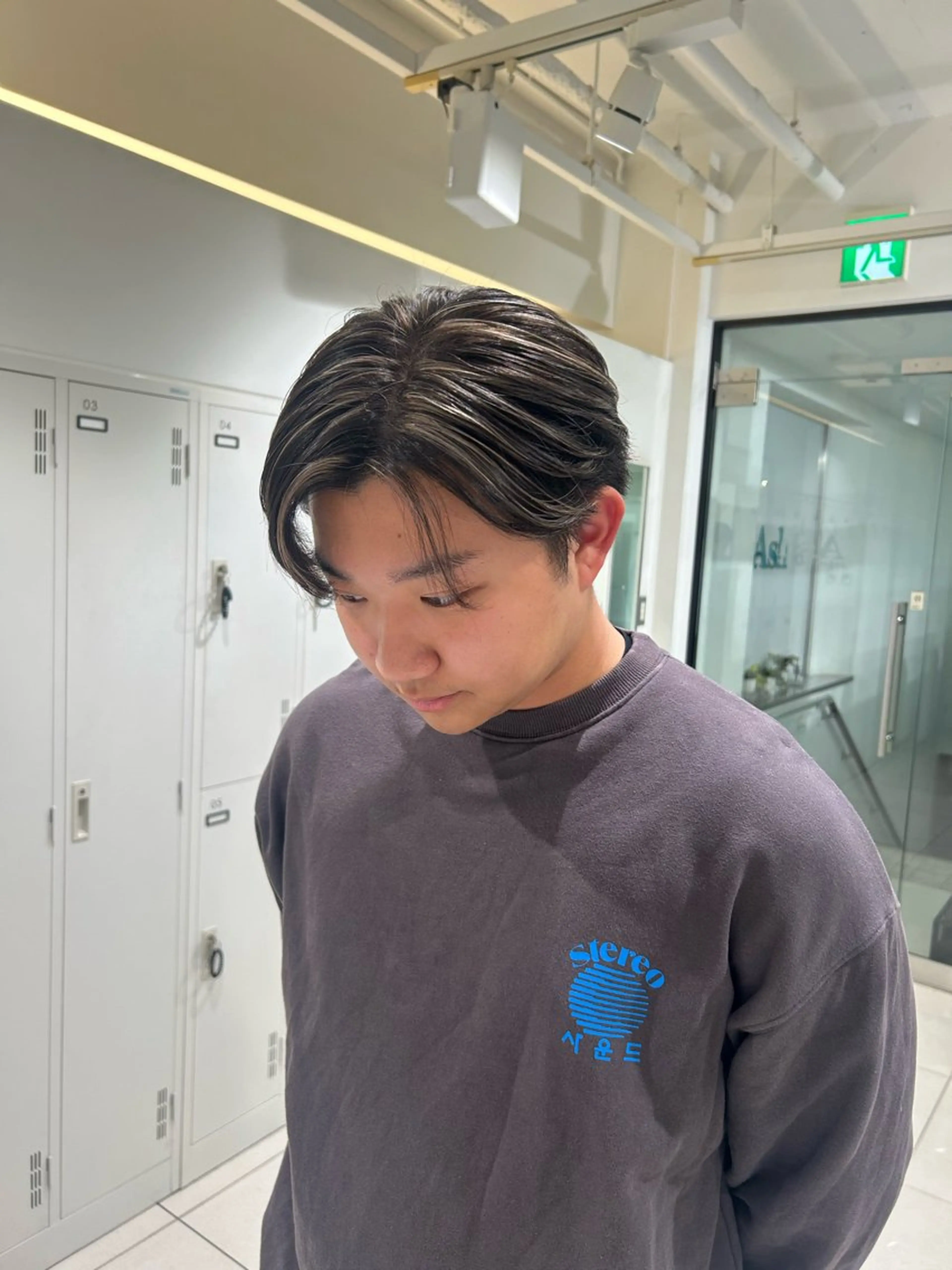 ショート ハイライト 【縮毛矯正/レディー スカット】美涼🎀のヘアスタイル