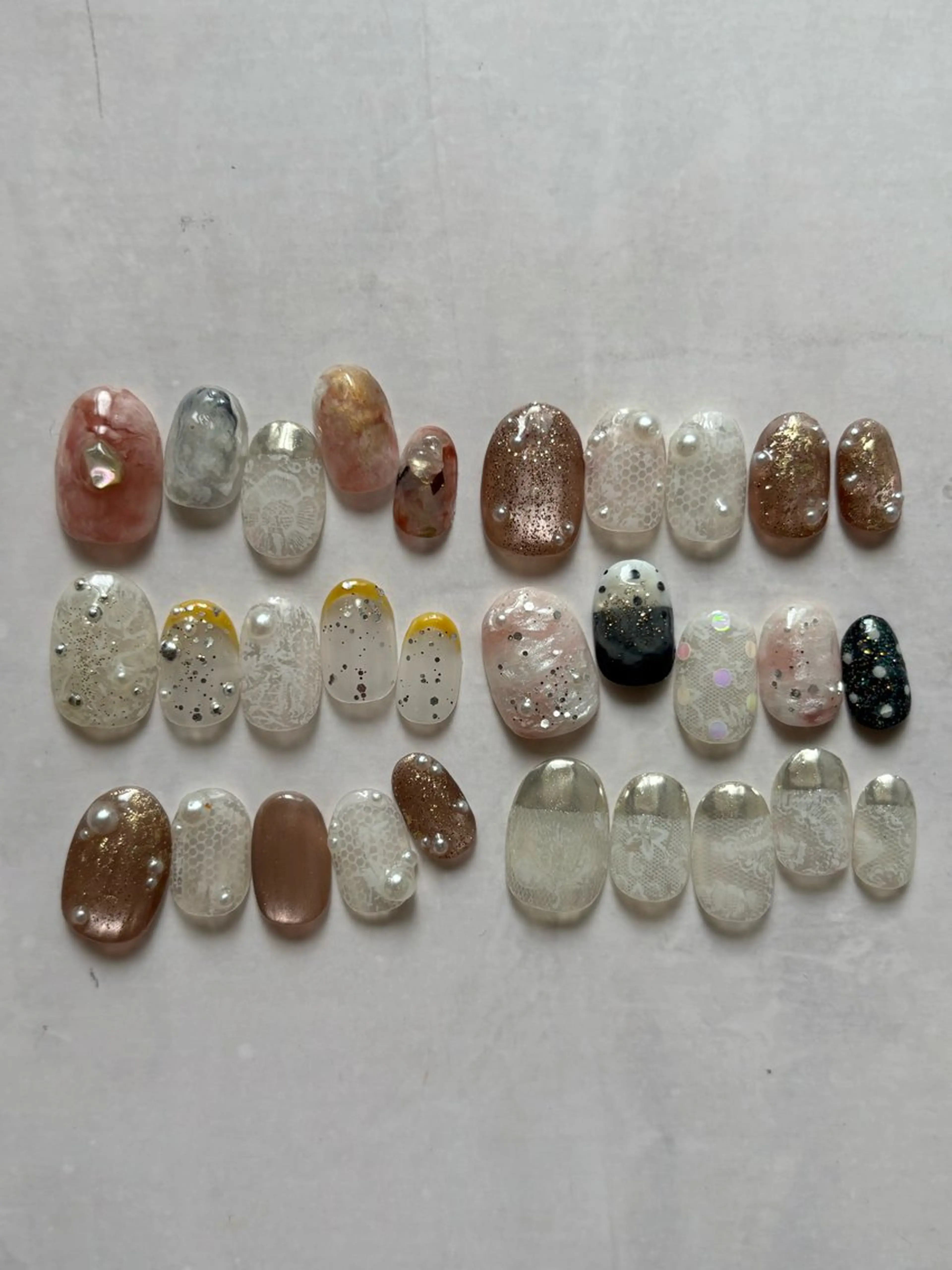 ネイル レース ハンドネイル Kel_y by yayoiのネイルデザイン