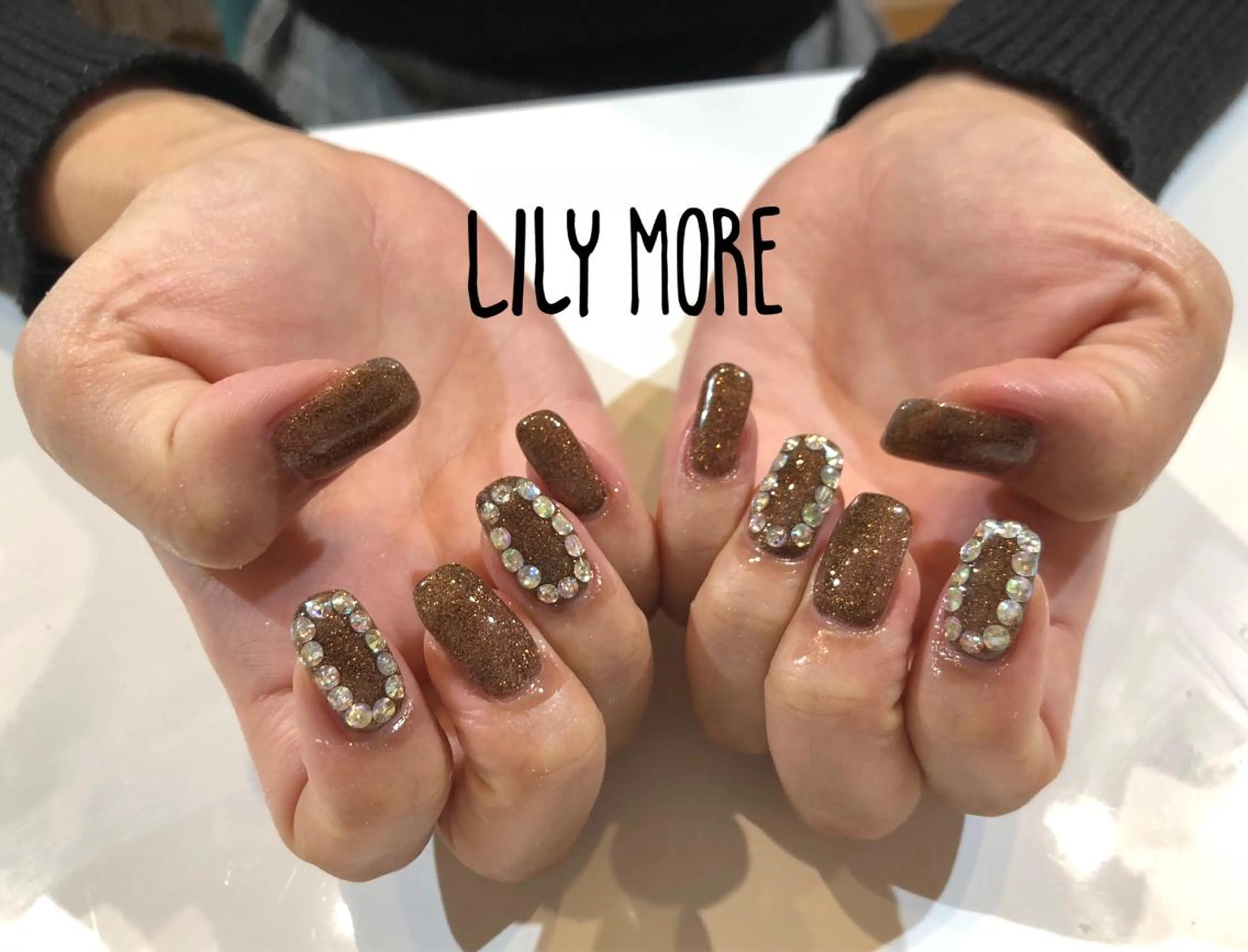 ネイル ラメ(グリッター) Lily closetのネイルデザイン