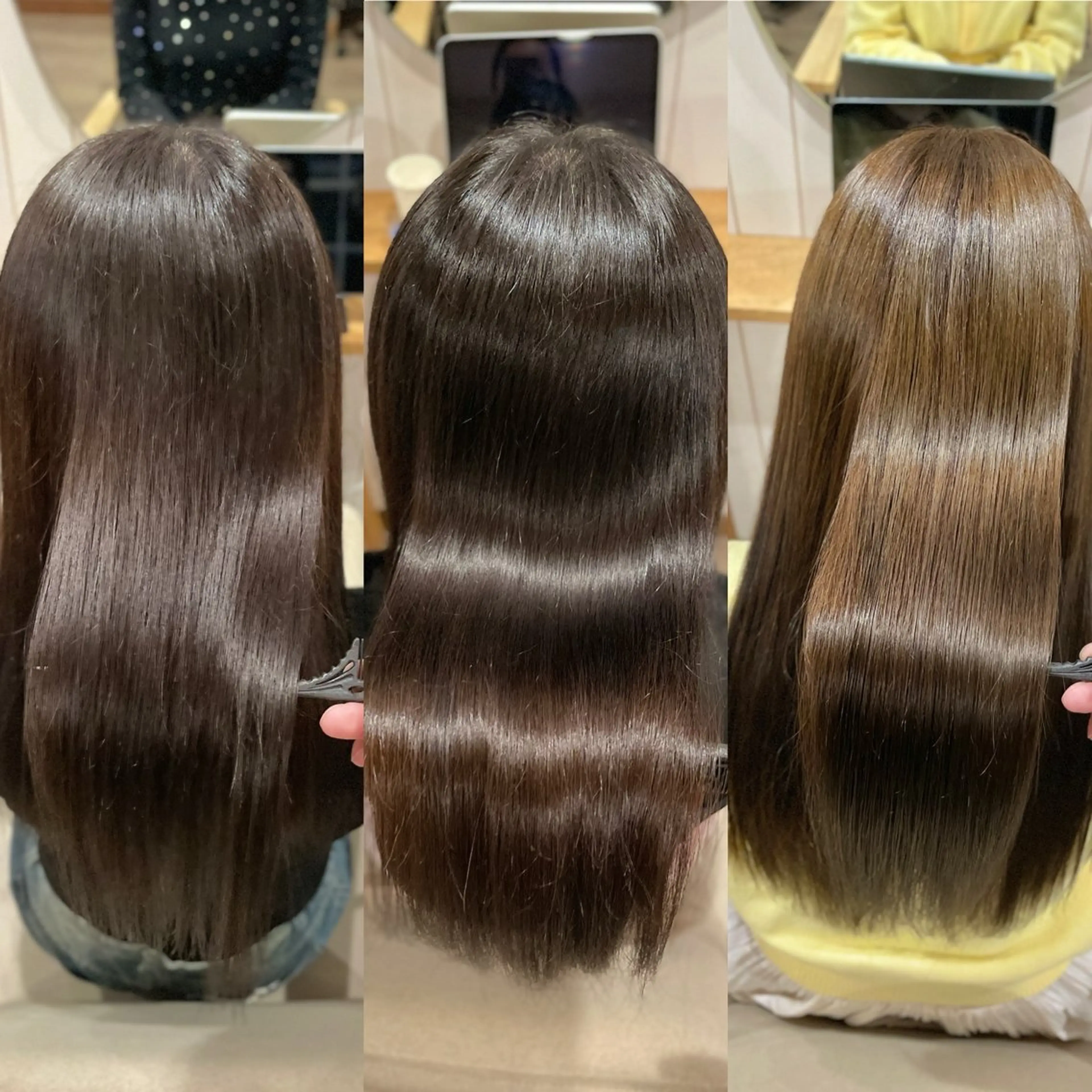 ロング ショートボブ ボブ 顔まわりレイヤー 顔周りカット 髪質改善 カット 縮毛矯正 トリートメント 表参道/髪質改善/ 髪質改善カラー/遠藤のヘアスタイル