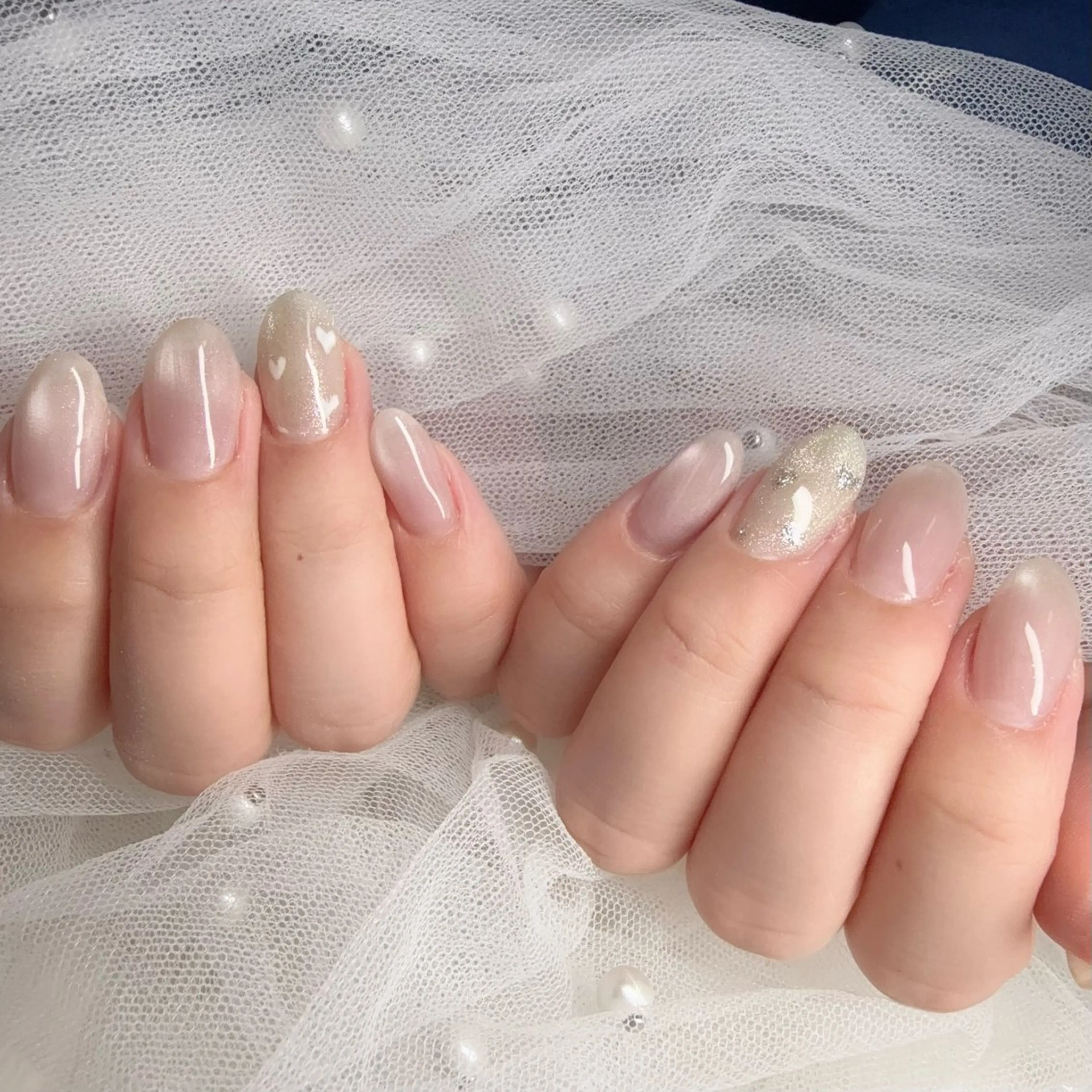 ネイル ハート マグネットネイル Rnail. misatoのネイルデザイン