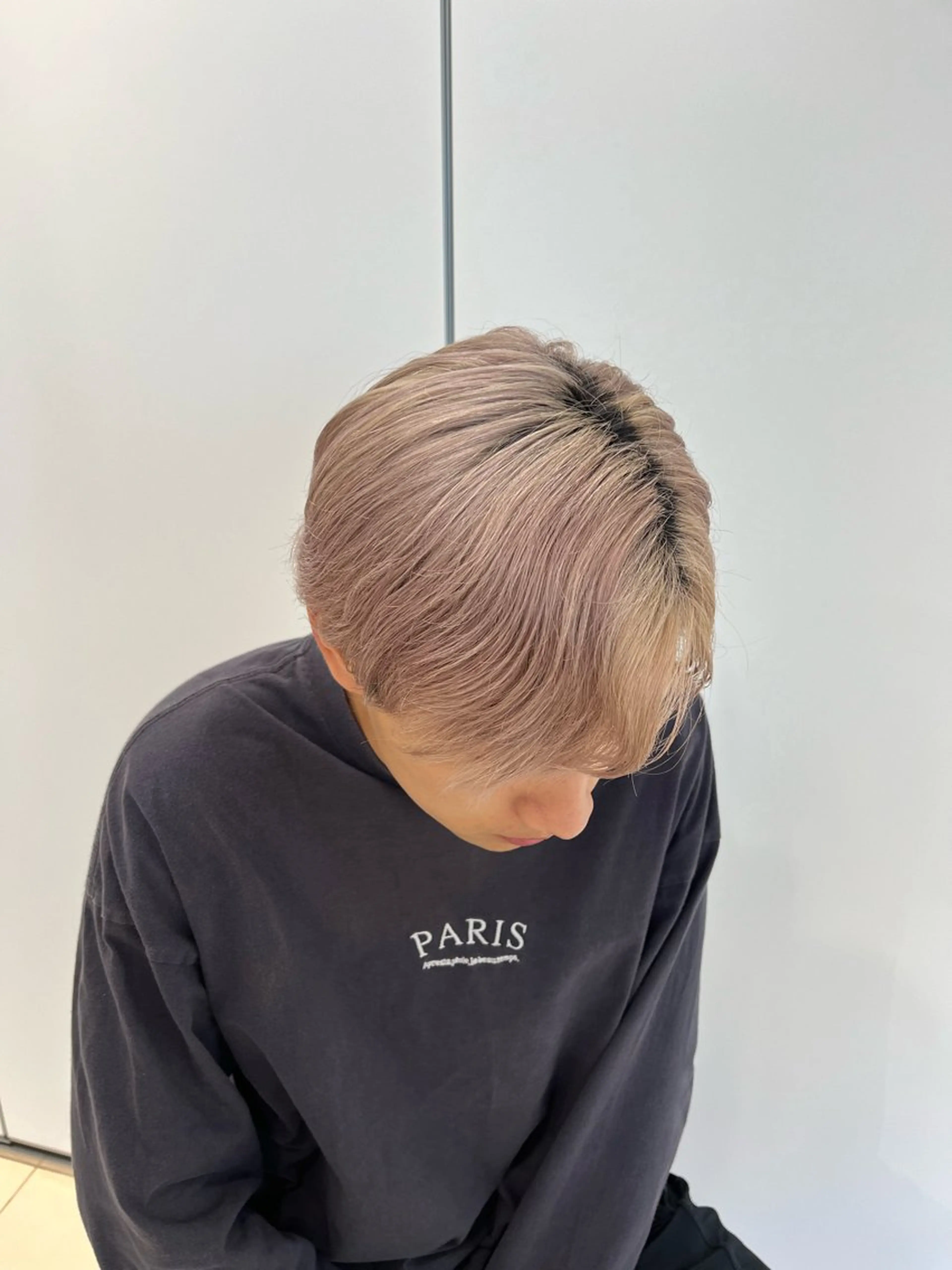 カラー ブリーチ ヘアカラー トリートメント 無料カットモデル ✂︎いおん✂︎のヘアスタイル