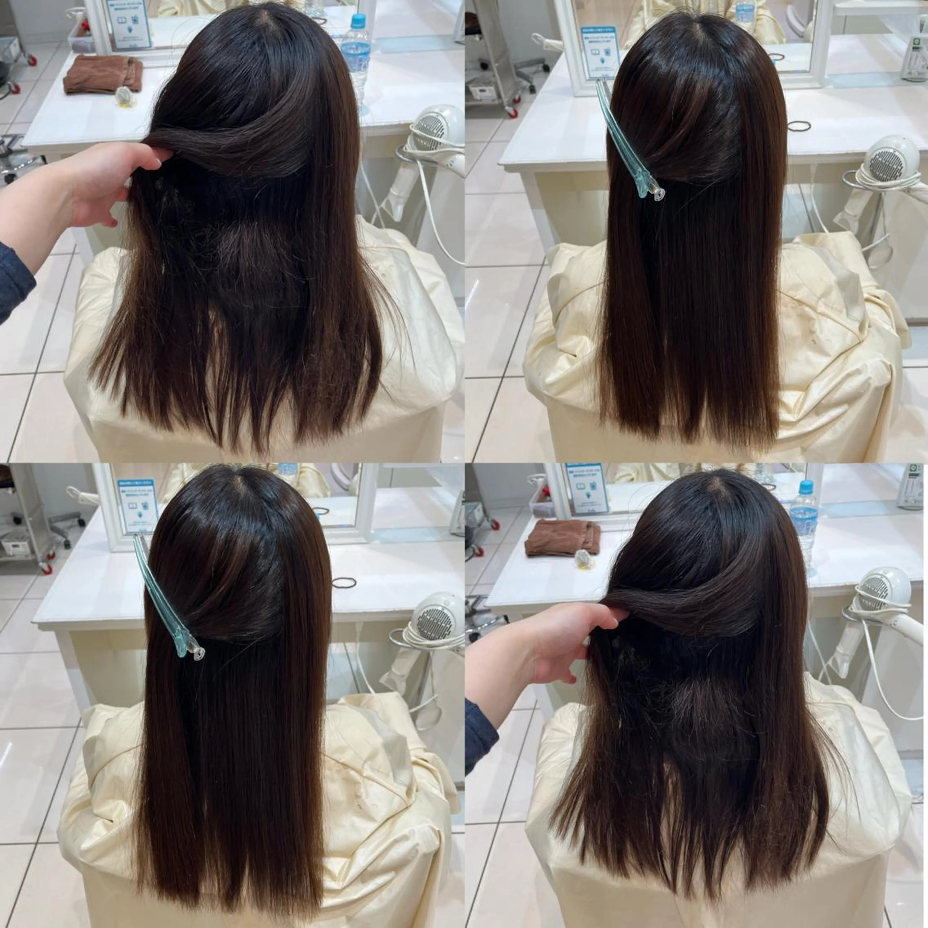 ロング パーマ ストレートパーマ mahiro 🦎のヘアスタイル