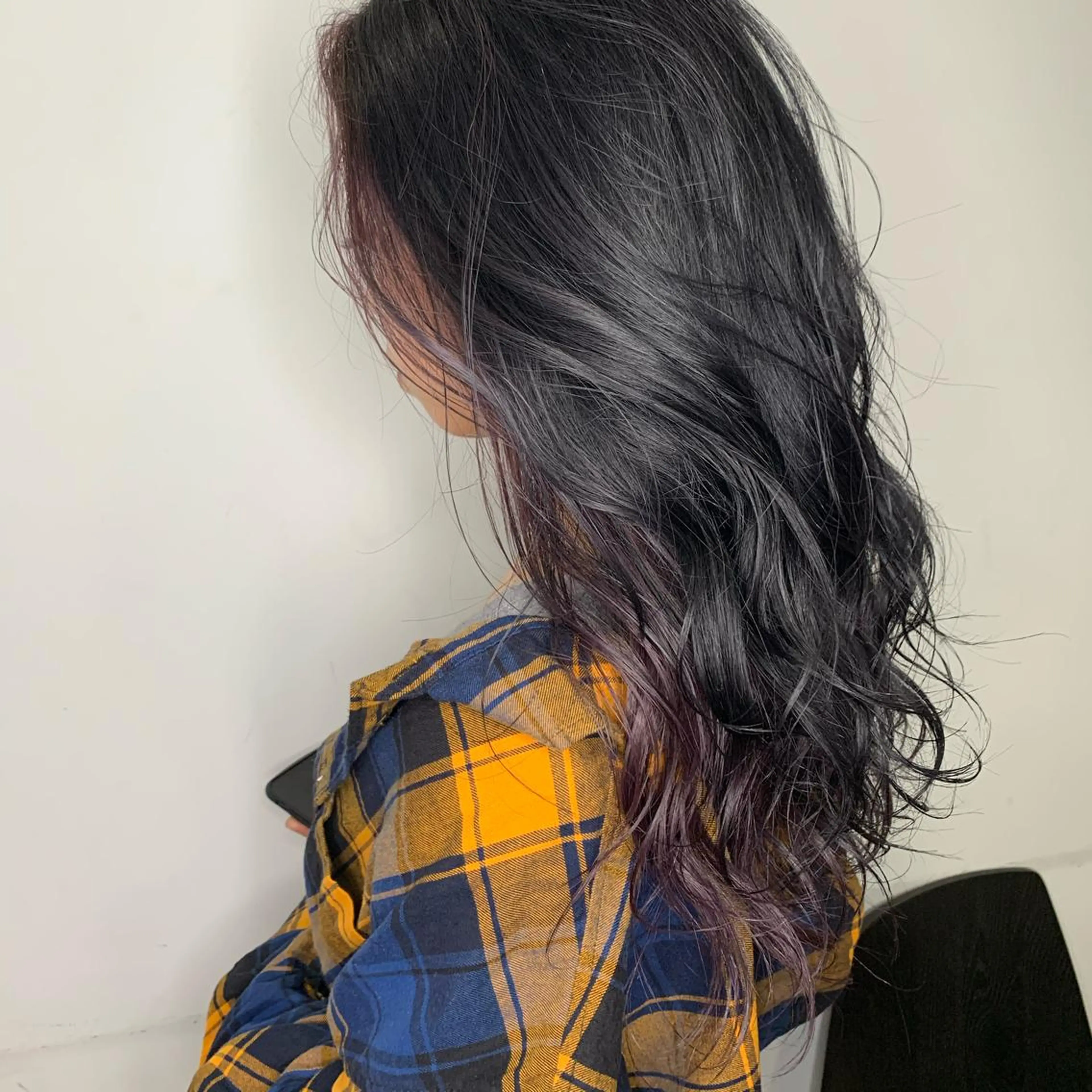 ロング カラー AMI ウルフパーマ/メンズのヘアスタイル