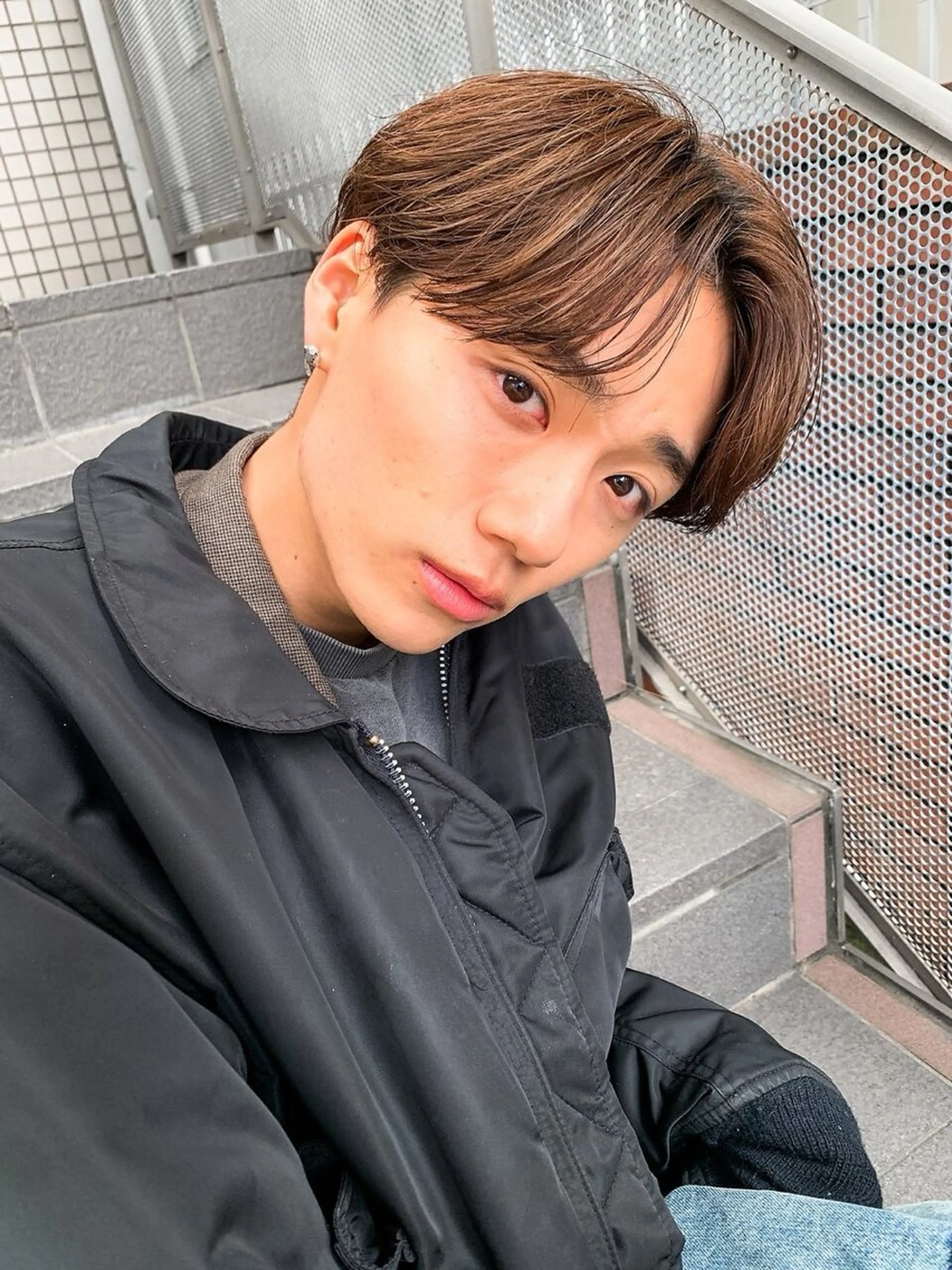 メンズ カット パーマ レディースパーマ モデル募集RIKOのヘアスタイル