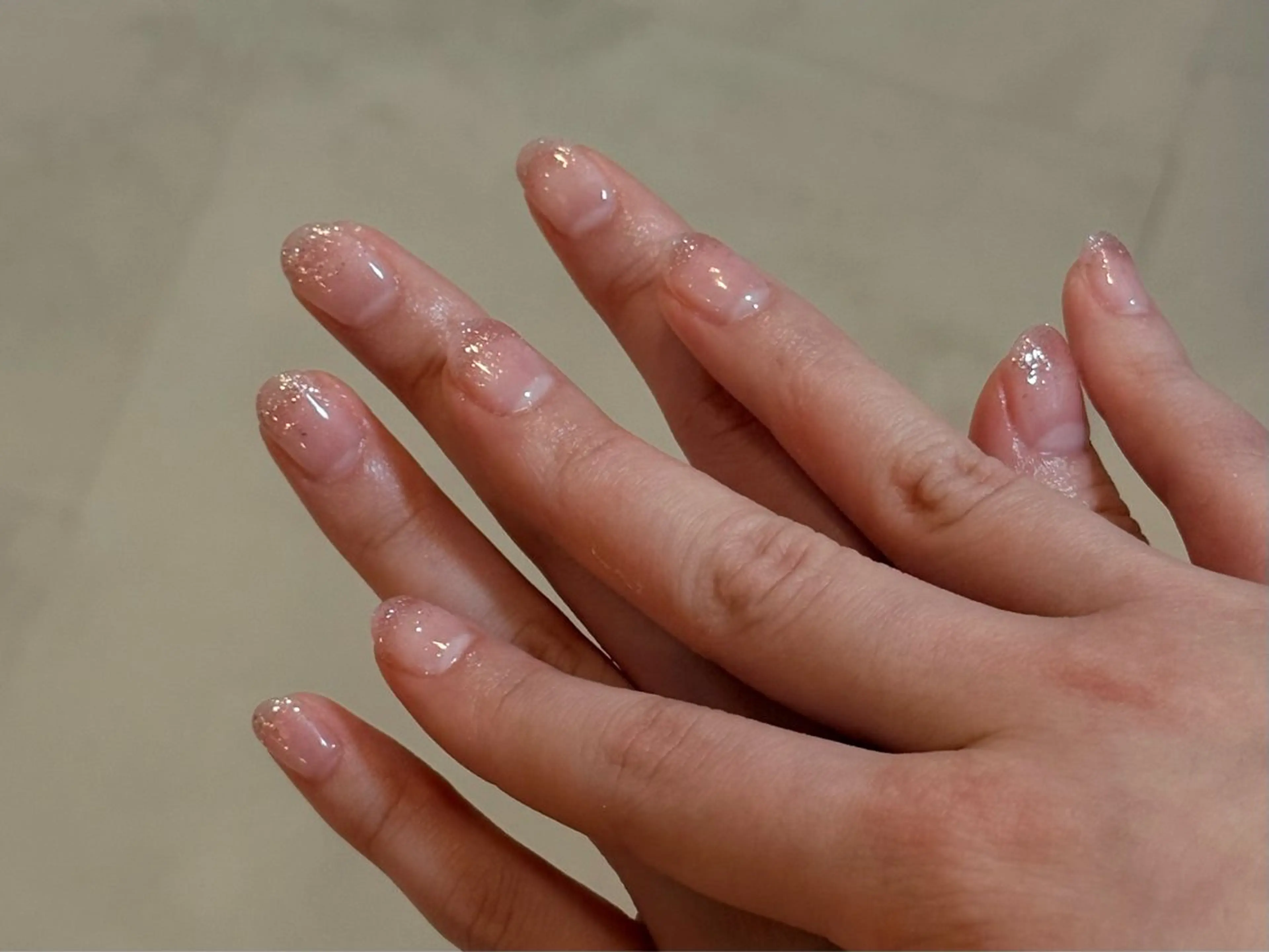 ネイル グラデーション ラメ(グリッター) ラメグラデーション ピンク ＆robe mayumiのネイルデザイン