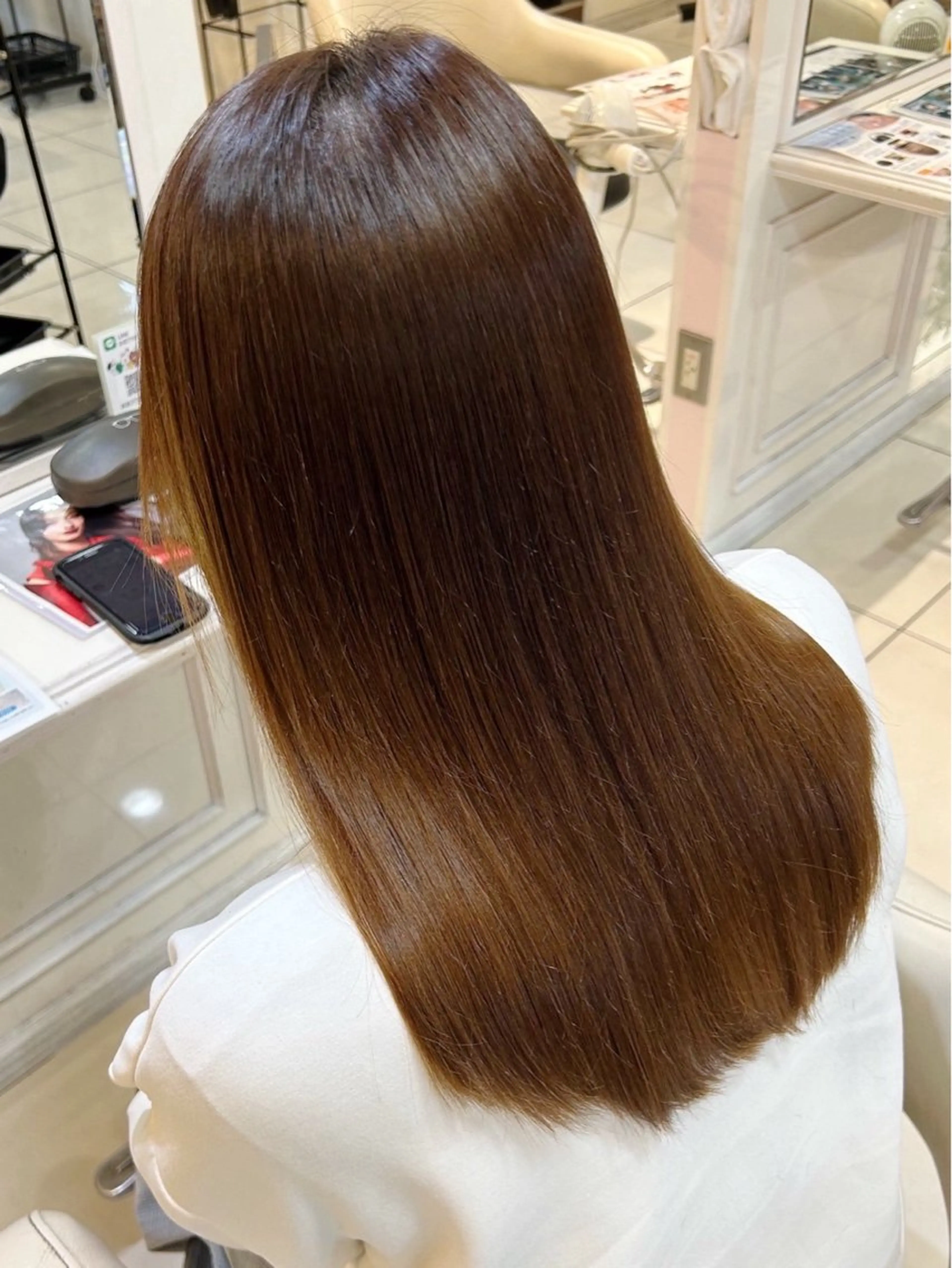 ロング 縮毛矯正 🍒モデル募集中🍒 あやかのヘアスタイル