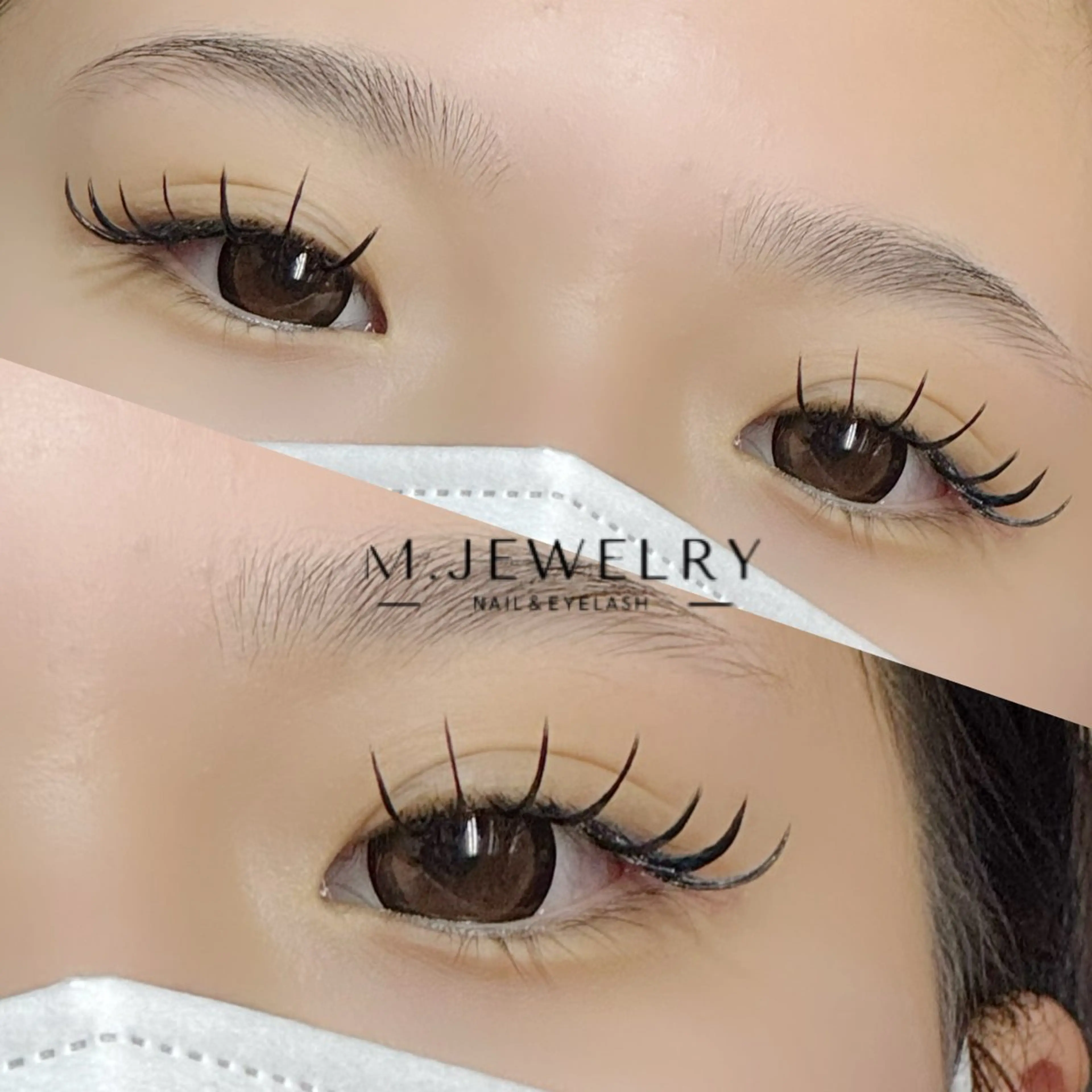 マツエク・マツパ M.jewery Aoiのマツエク・マツパデザイン