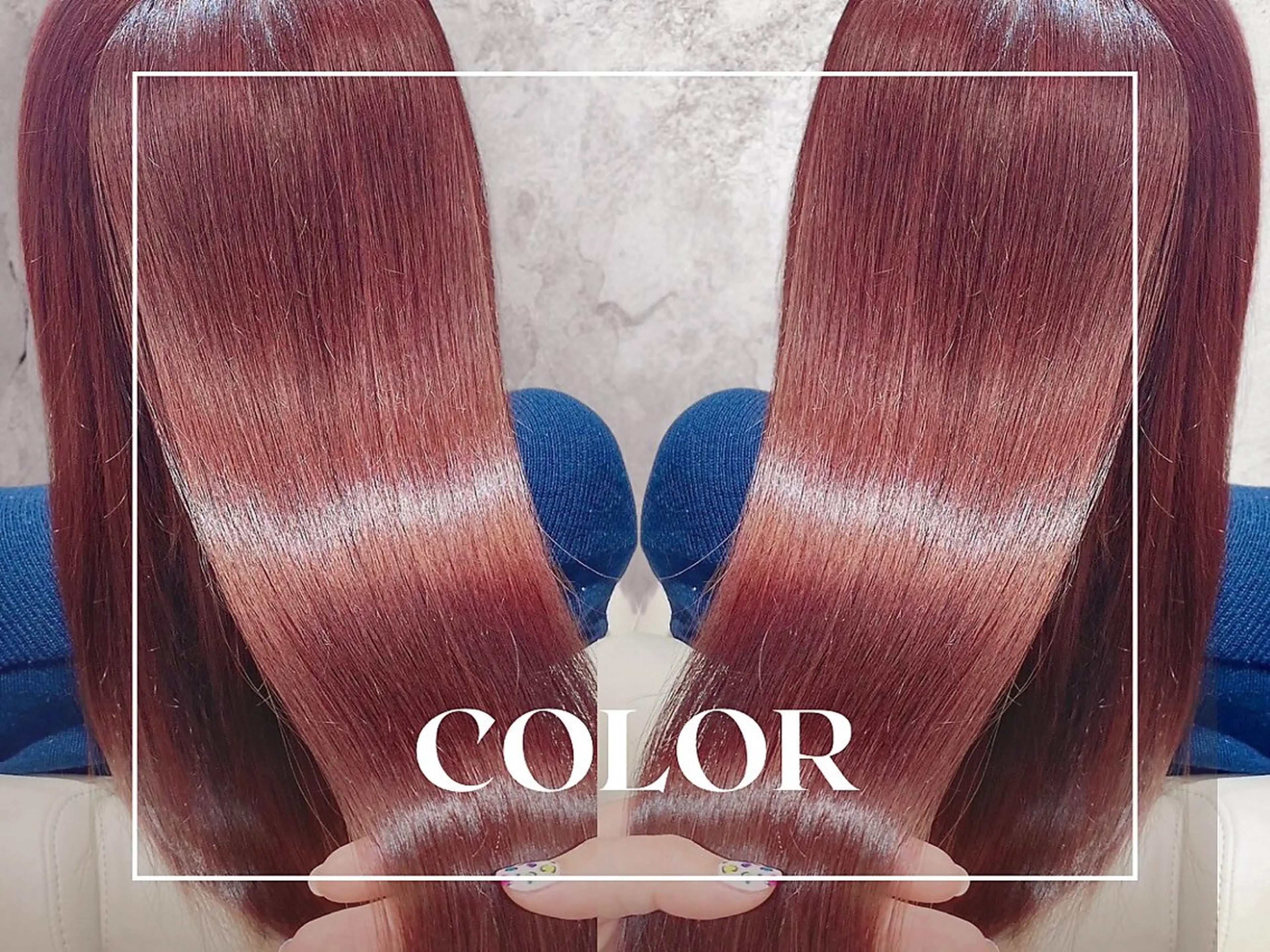 ☘️【50%OFF特別価格‼️】カット+カラー+髪質改善酸熱FLDトリートメント】の写真