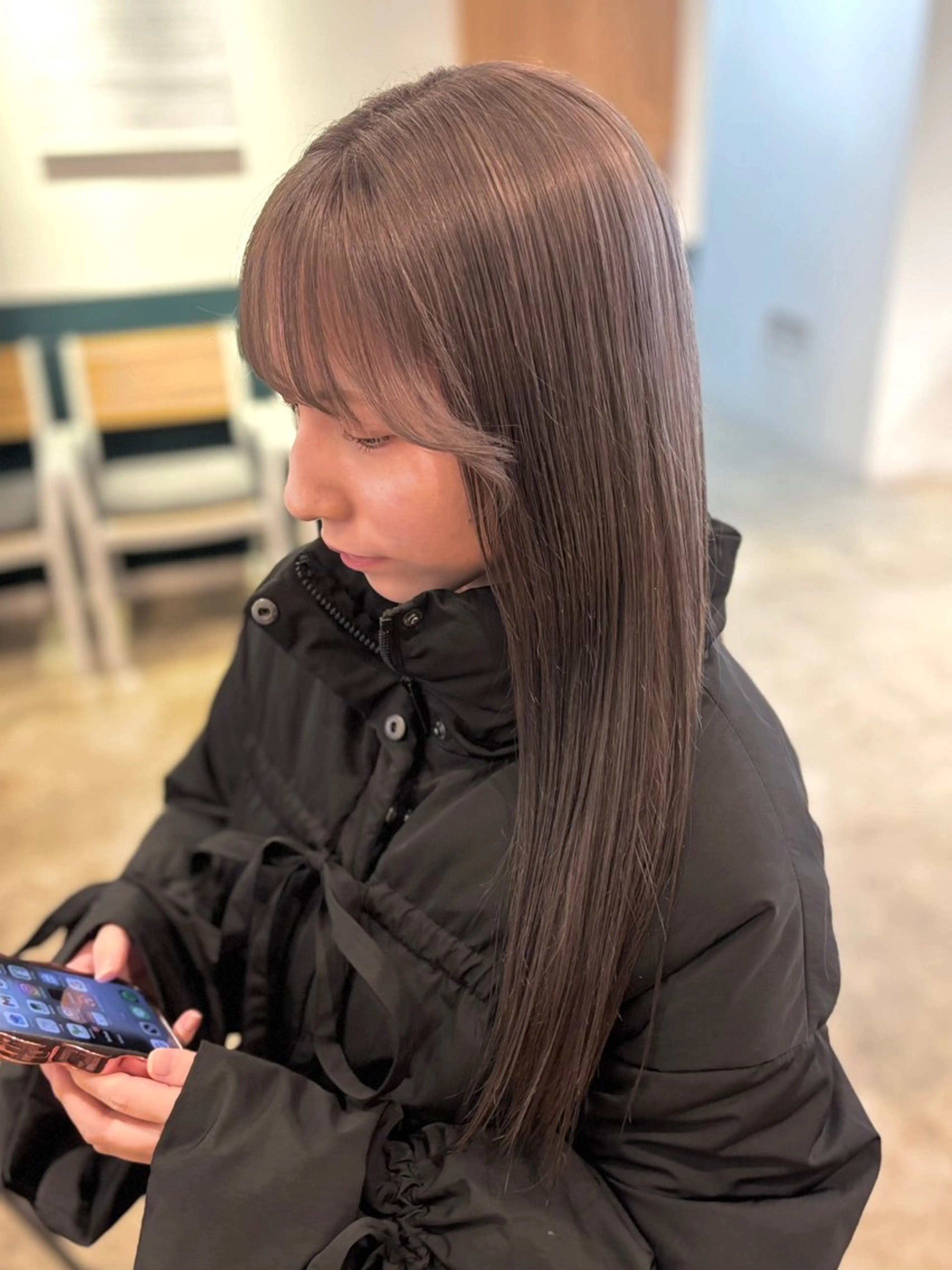 ロング ☁️RIKA☁️ @ri2_____bのヘアスタイル