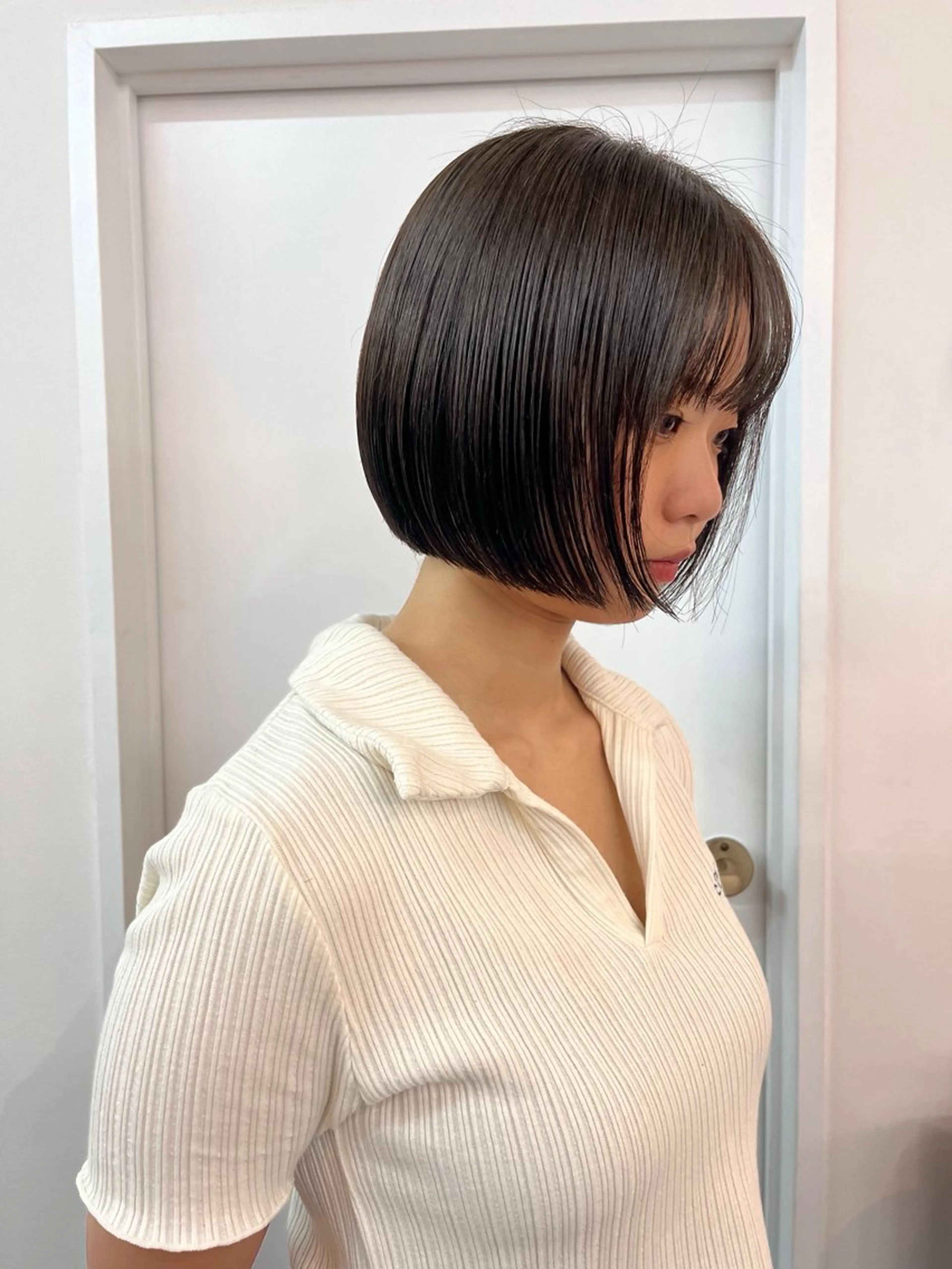 ショート カラー レイヤーカット/韓国 ヘア/ honokaのヘアスタイル