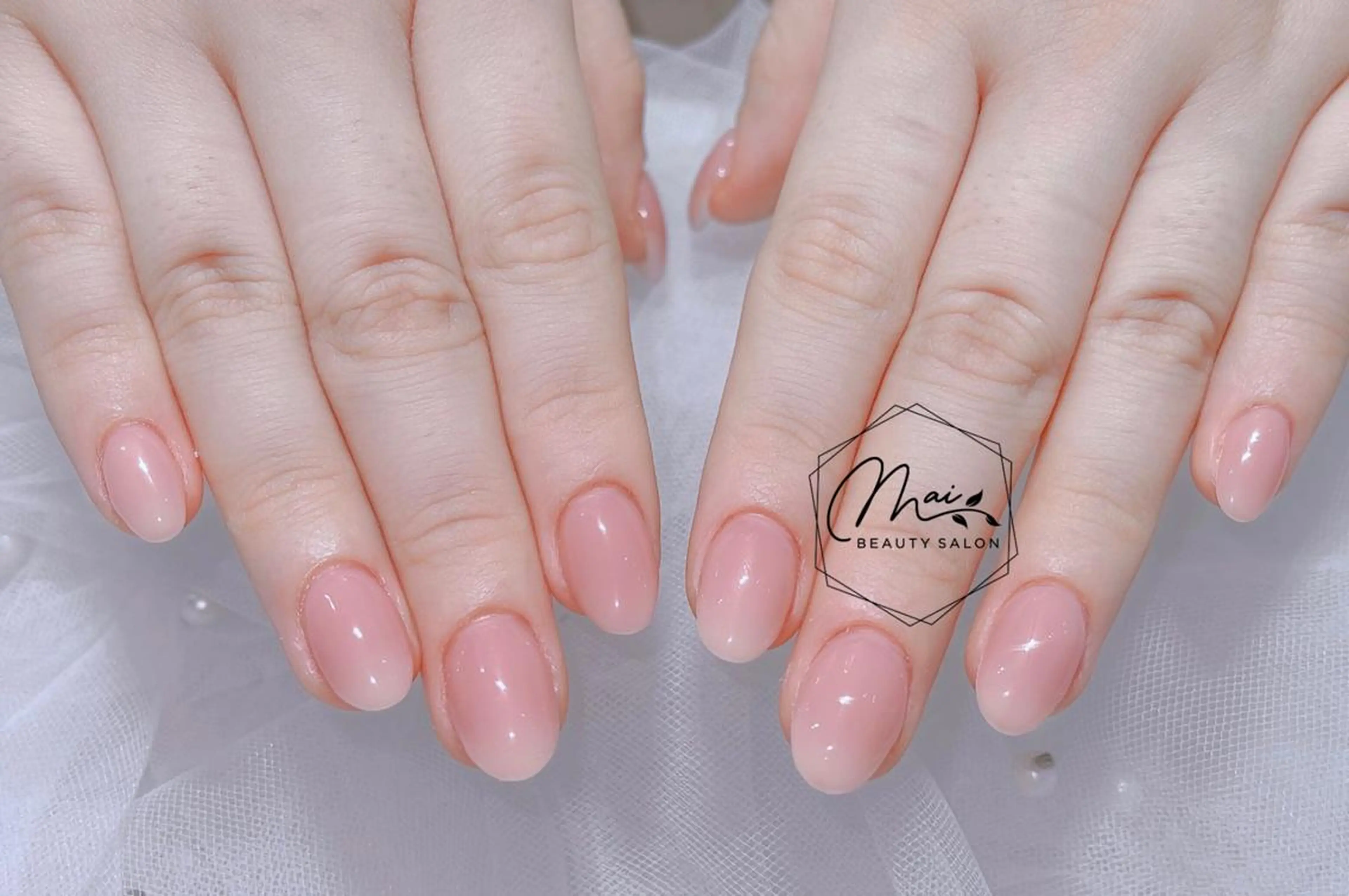 ネイル オーロラネイル 長さ出し フラッシュネイル フレンチネイル ジェルネイル MaiBeauty To  Toのネイルデザイン