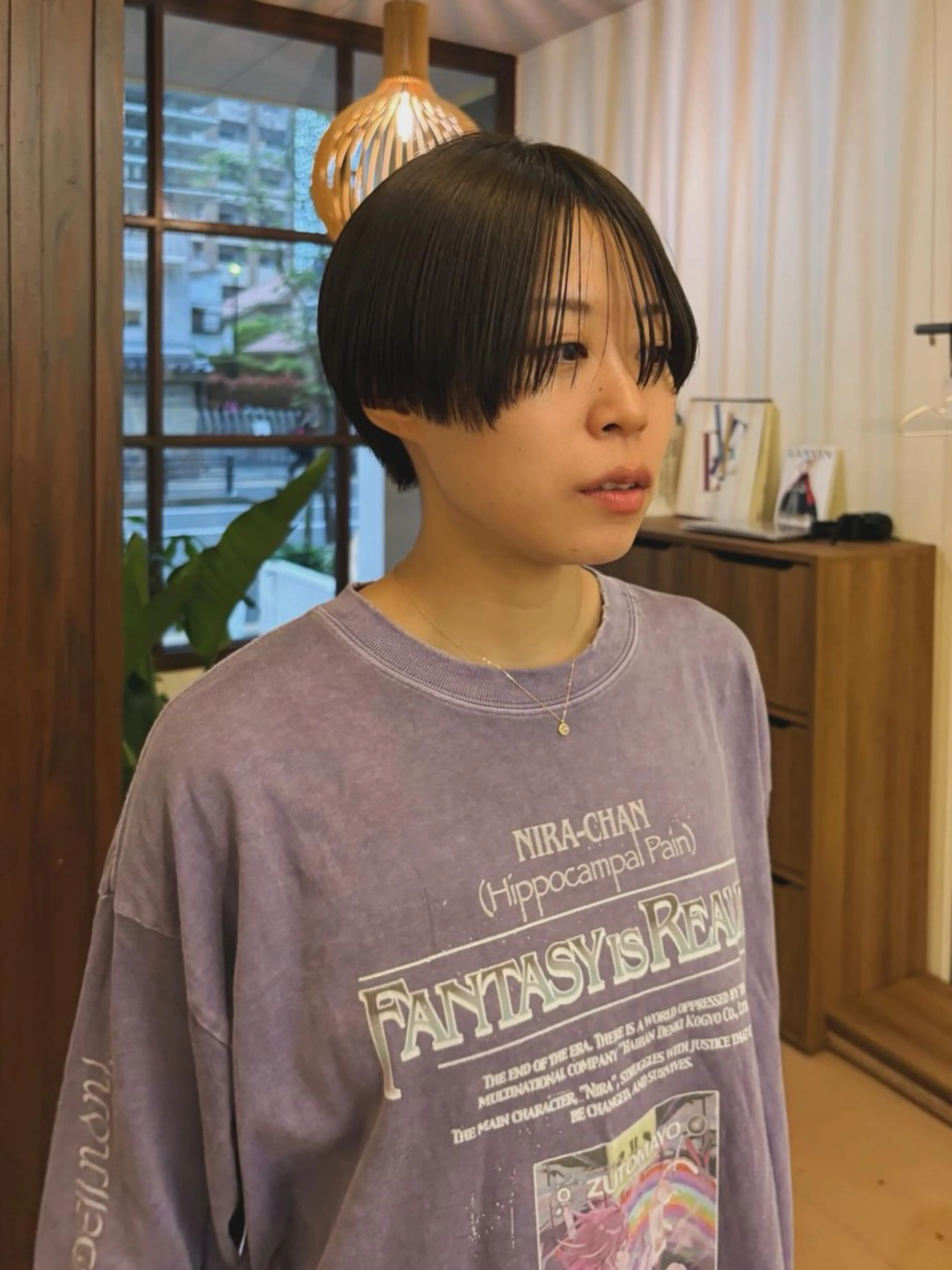 ショート ショートヘア カット ヘアカラー Sourire西大分 ☘️いけだ　あおいのヘアスタイル