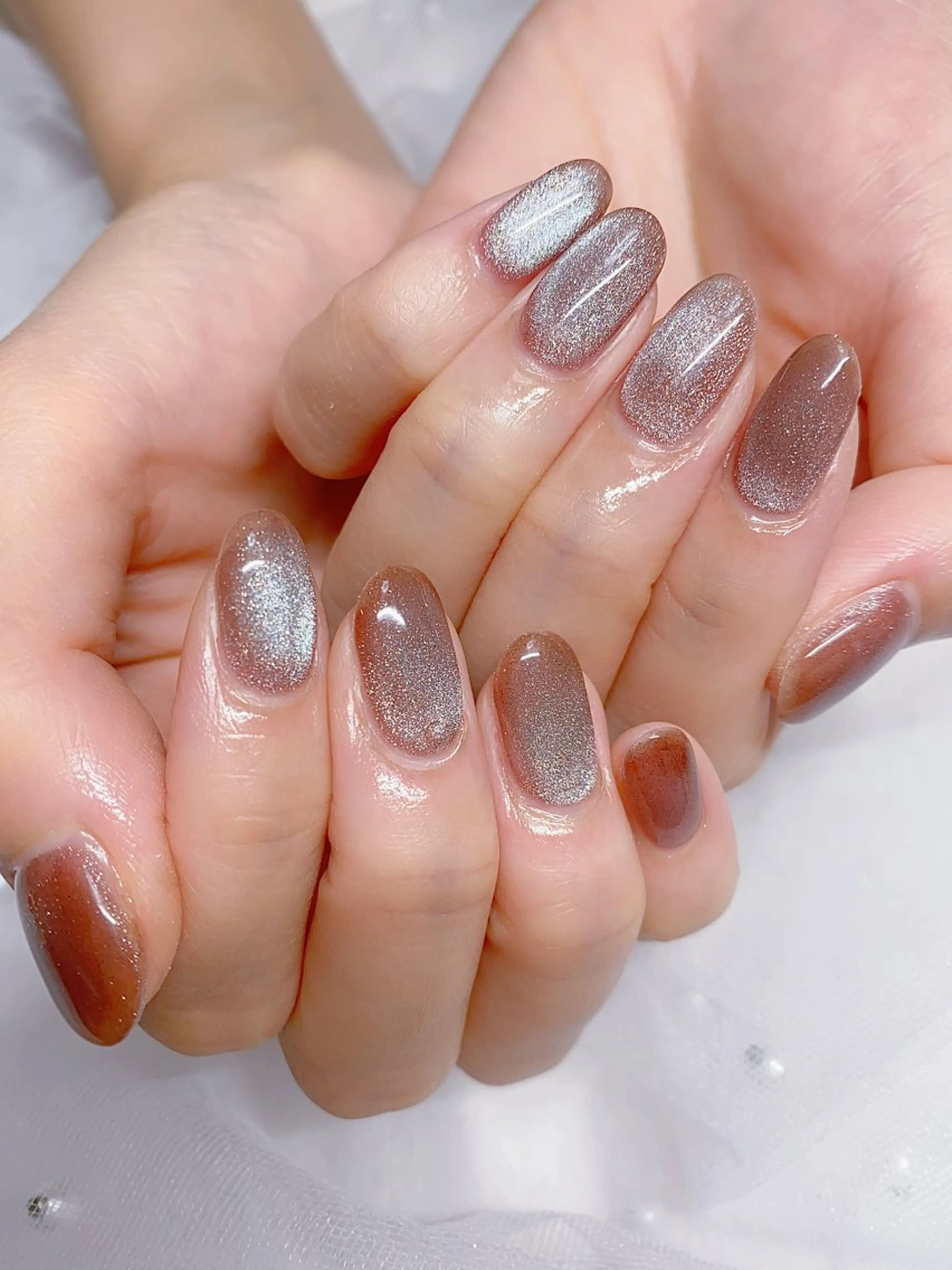 ネイル マグネットネイル ハンドネイル Jasmine nailsalon所属・ジャスミン ネイルサロンのネイルデザイン