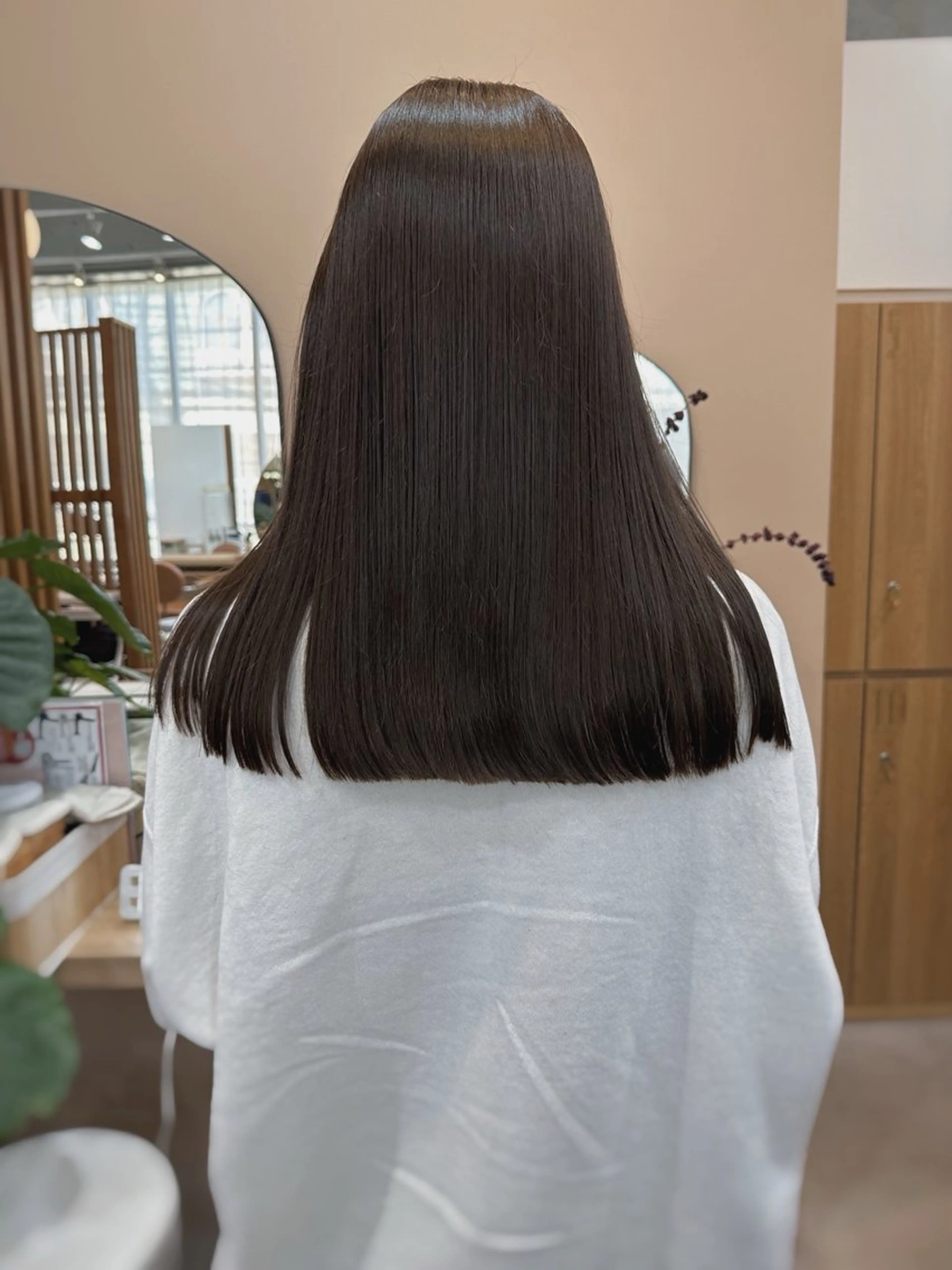 セミロング トリートメント 🫧艶カラー/ダブル カラー♡/桜🌸のヘアスタイル