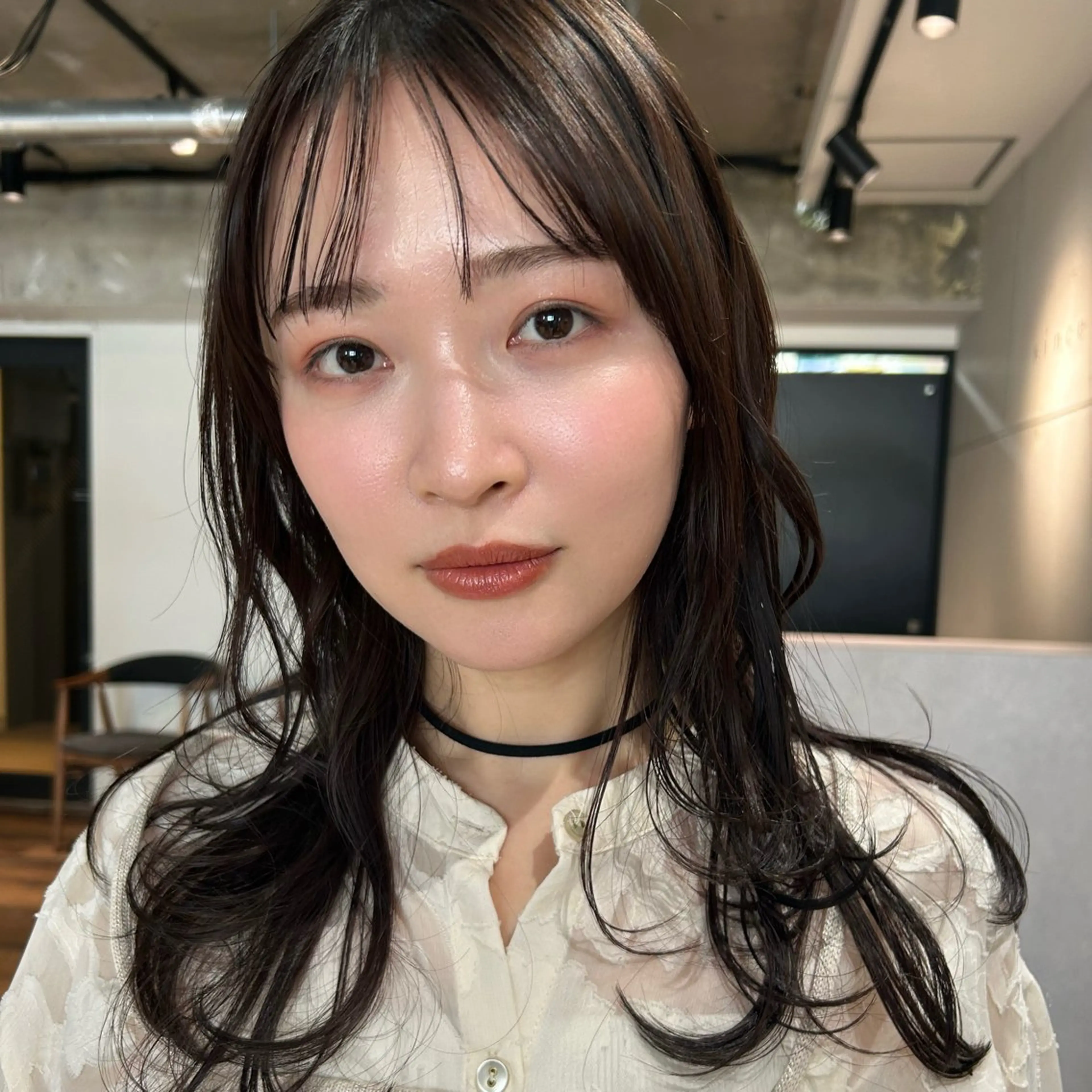 セミロング レイヤーカット カット ヘアカラー トリートメント ヘアセット/透明感 カラー/MIHO♡のヘアスタイル