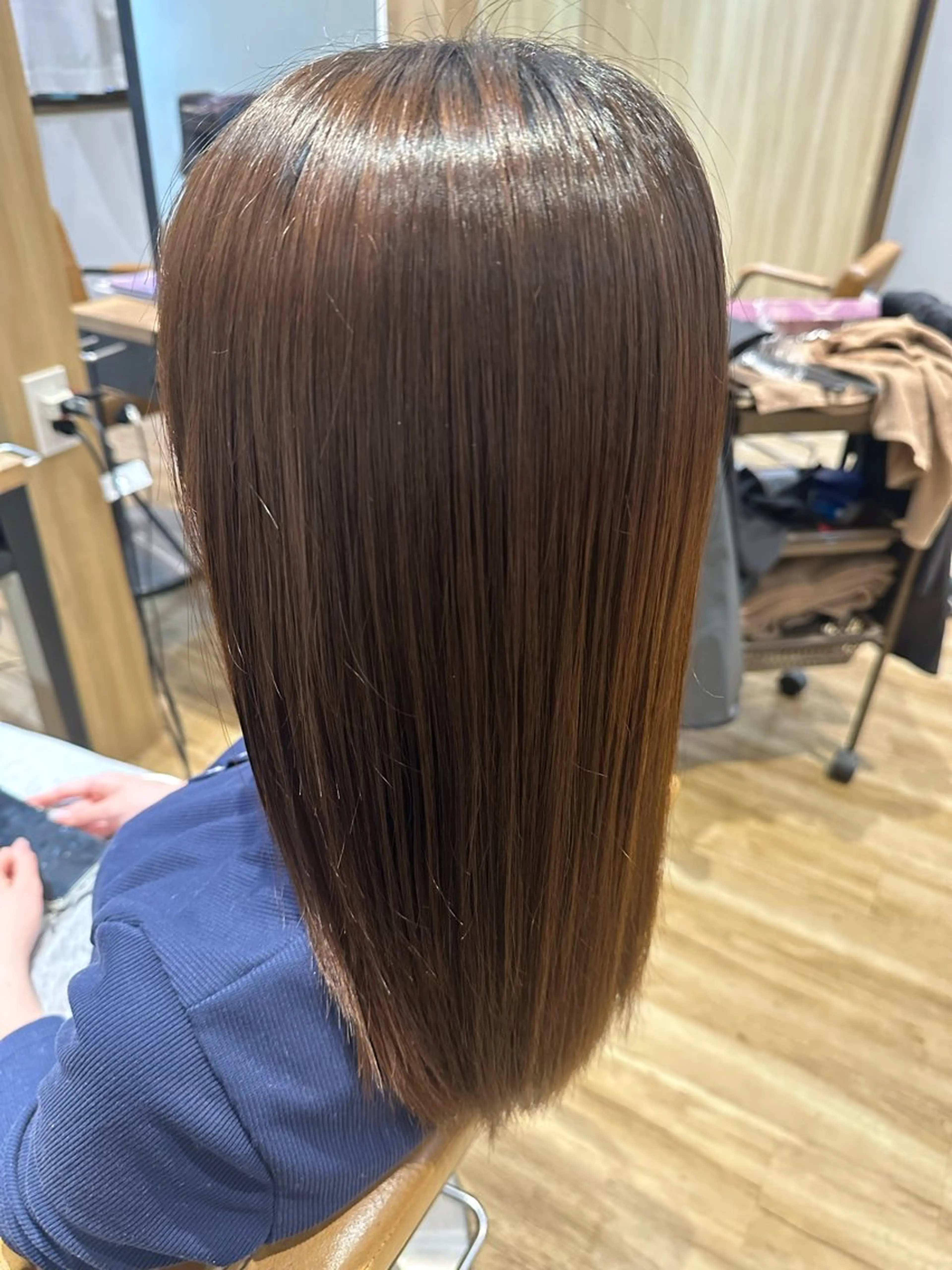 ミディアム 縮毛矯正 ✨✂️Nori ✂️✨のヘアスタイル