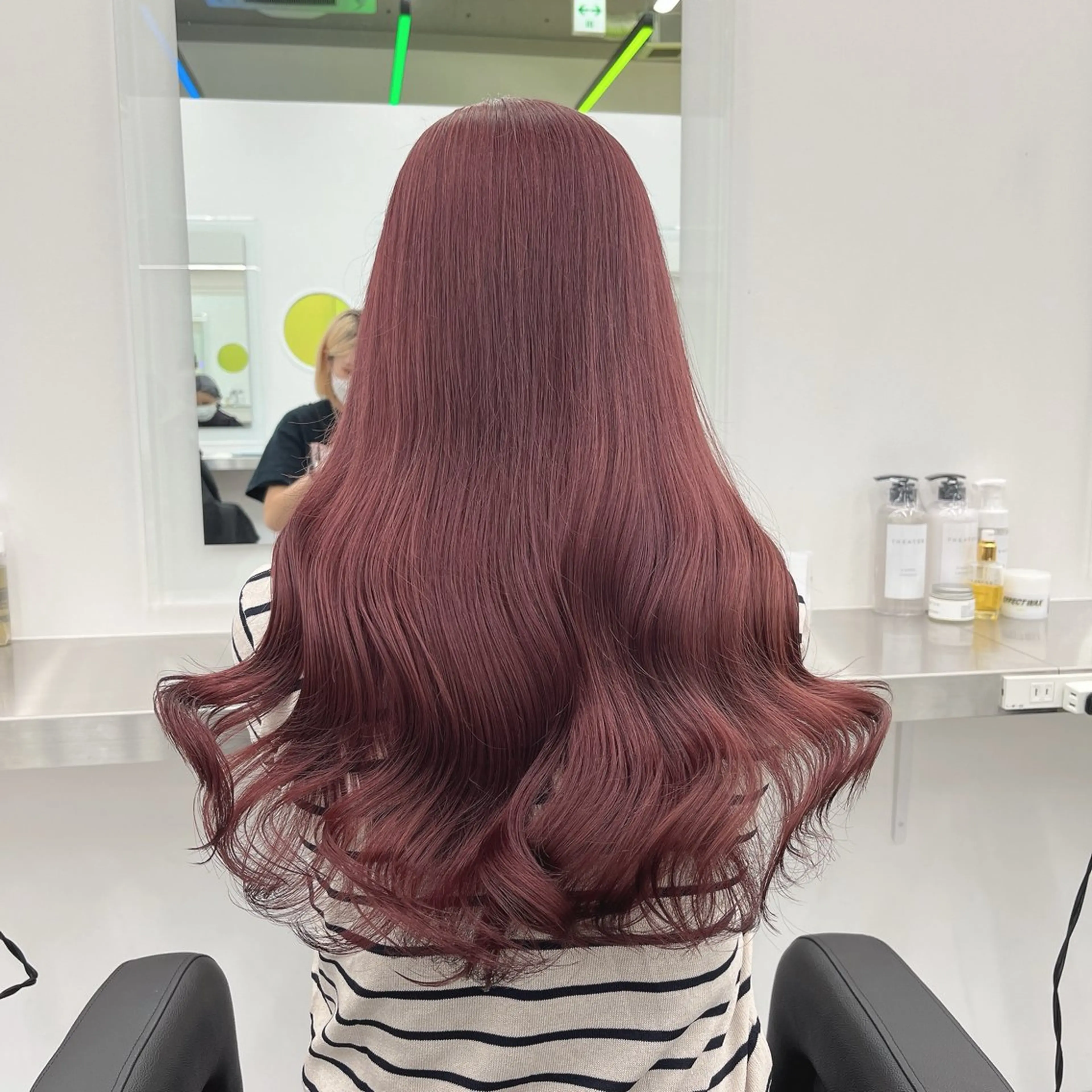 ロング カラー ヘアアレンジ 🫧‪🎀うる艶暖色 🏹Nanako🎀のヘアスタイル