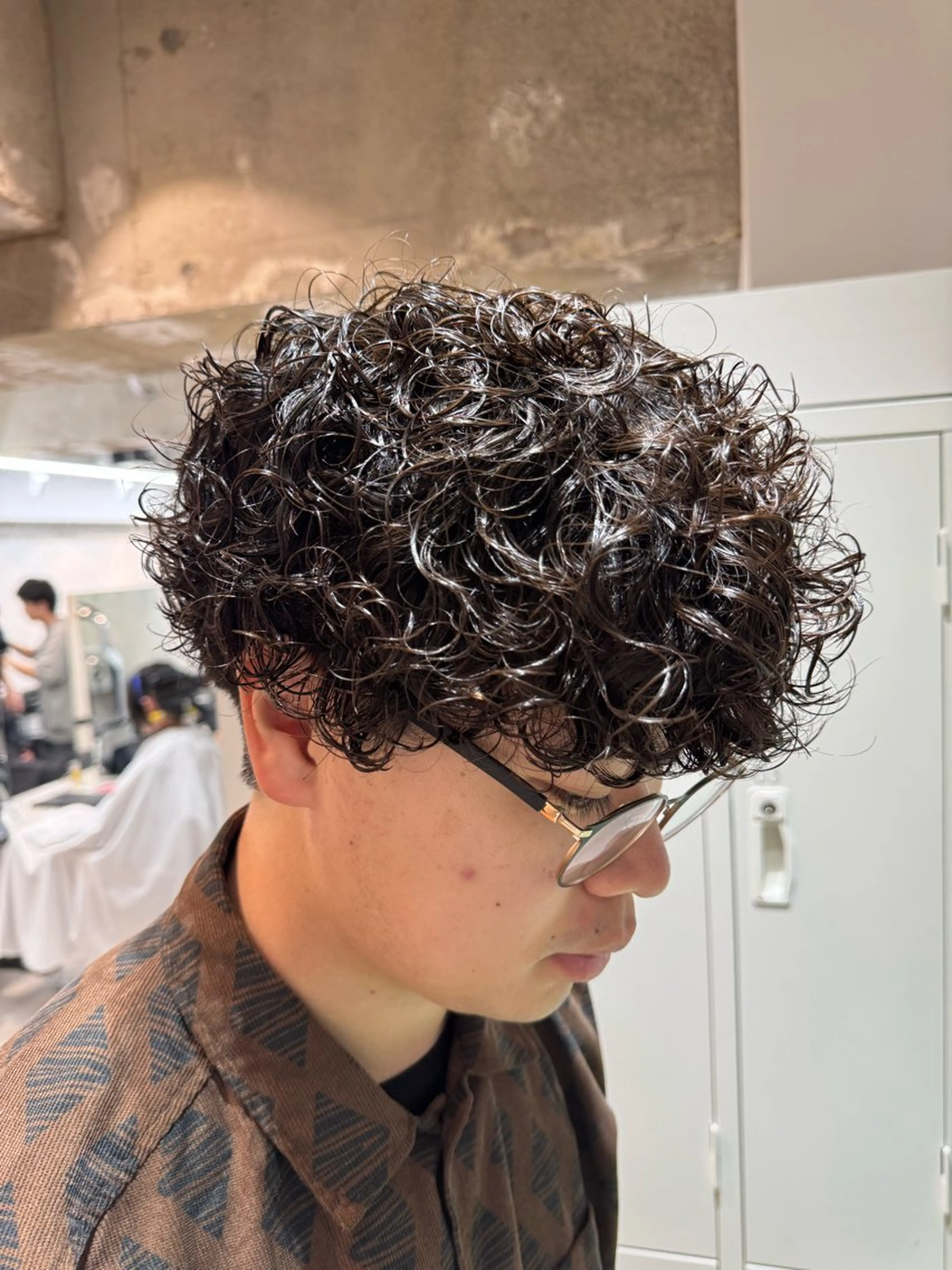 パーマ メンズ メンズパーマ カット パーマ 大宮メンズ特化/パー マ職人/小川藍人のヘアスタイル