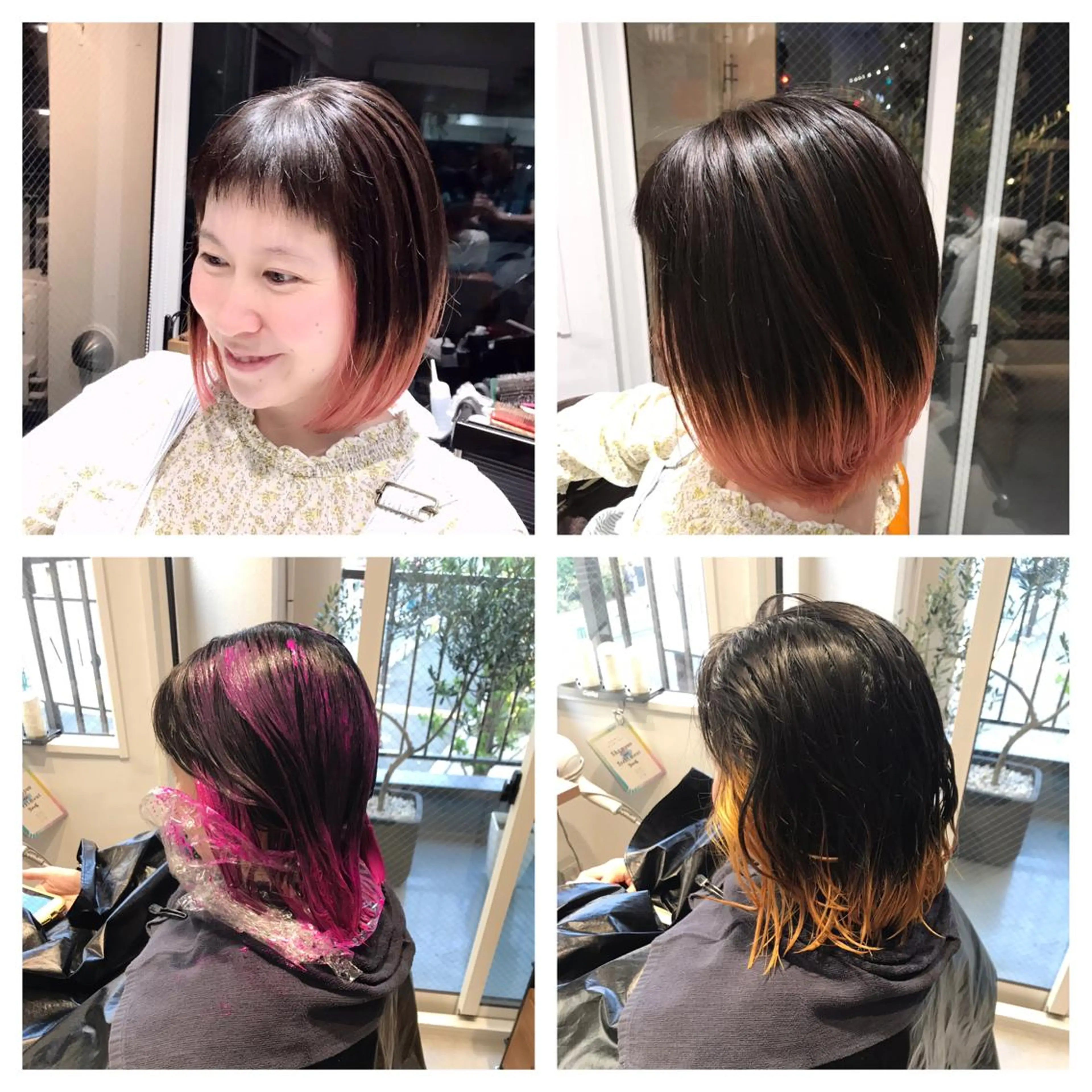 ミディアム ボブ レイヤーカット 代表 しみず としやのヘアスタイル