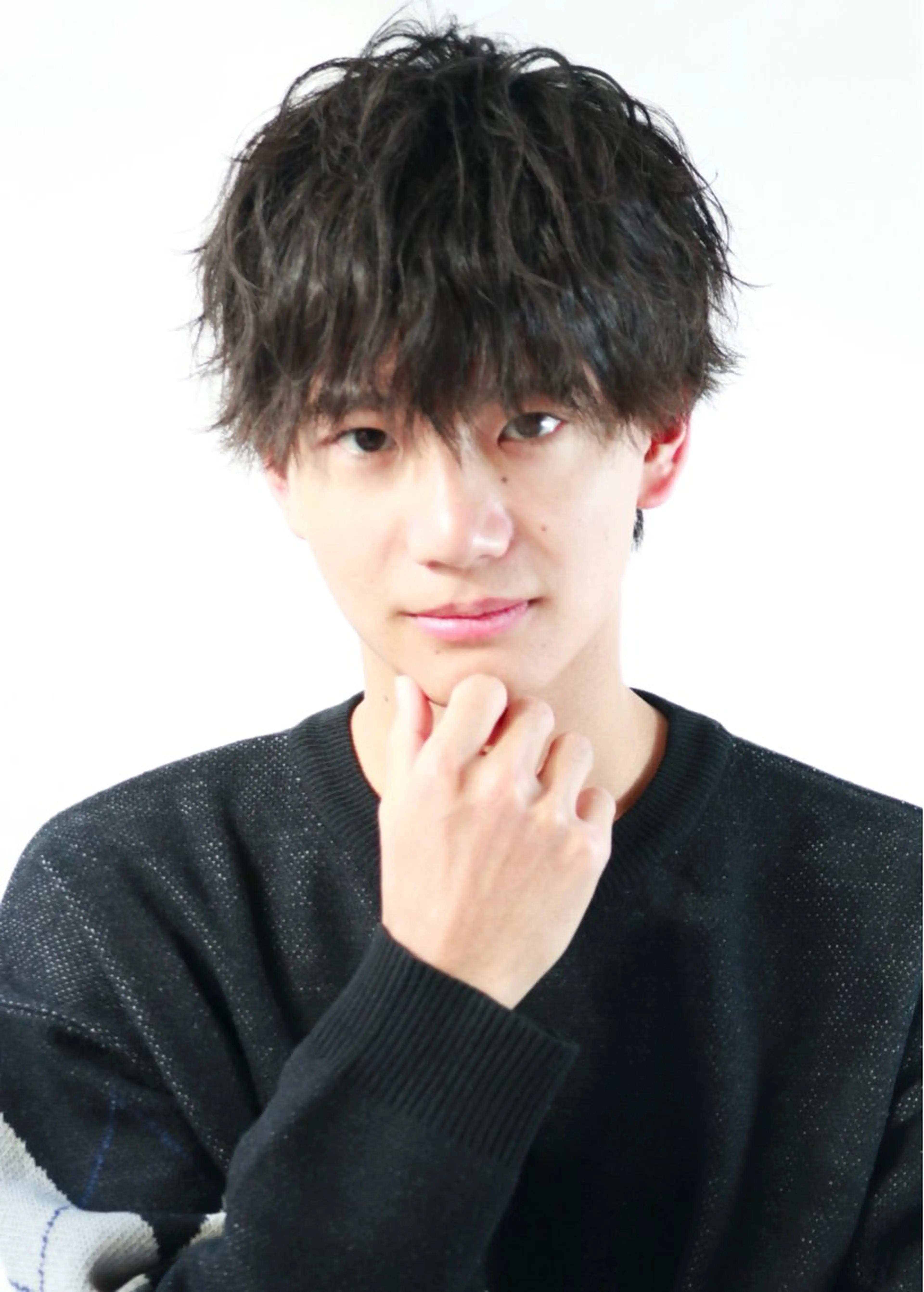 ショート パーマ メンズ メンズパーマ ツイストスパイラルパーマ スパイラルパーマ 西村 友佑のヘアスタイル