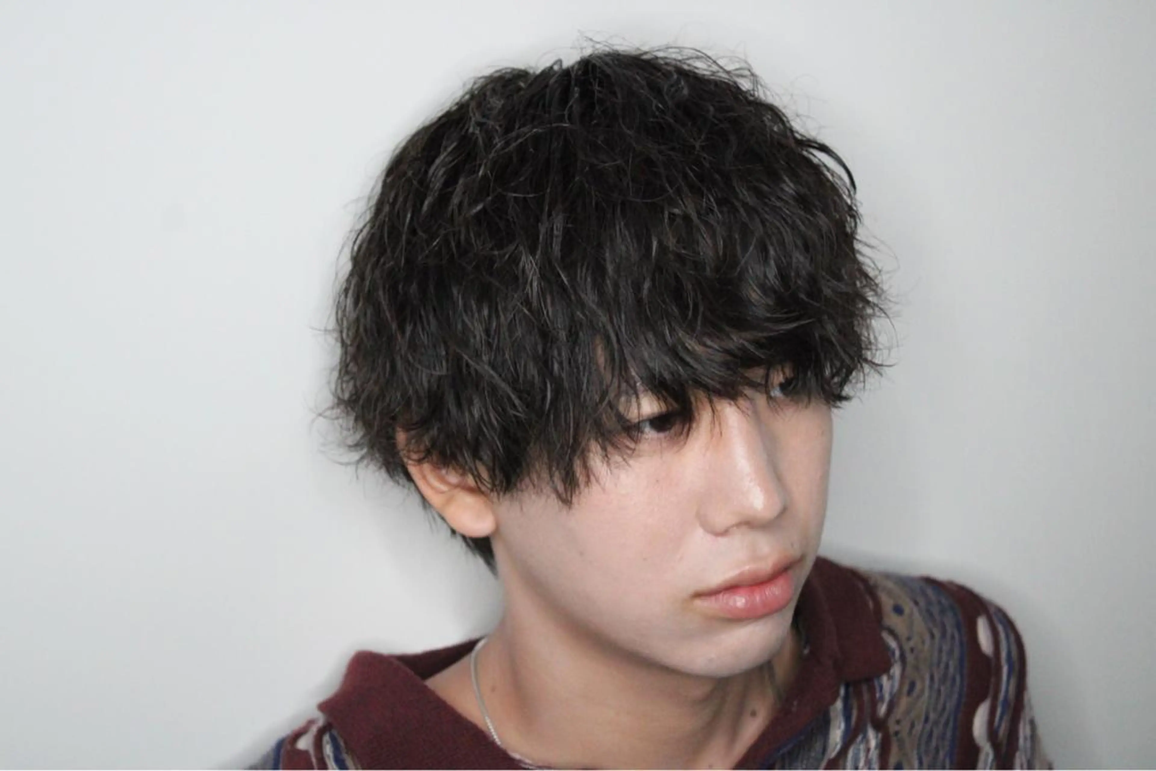 ショート メンズ メンズパーマ 浅井 蓮のヘアスタイル