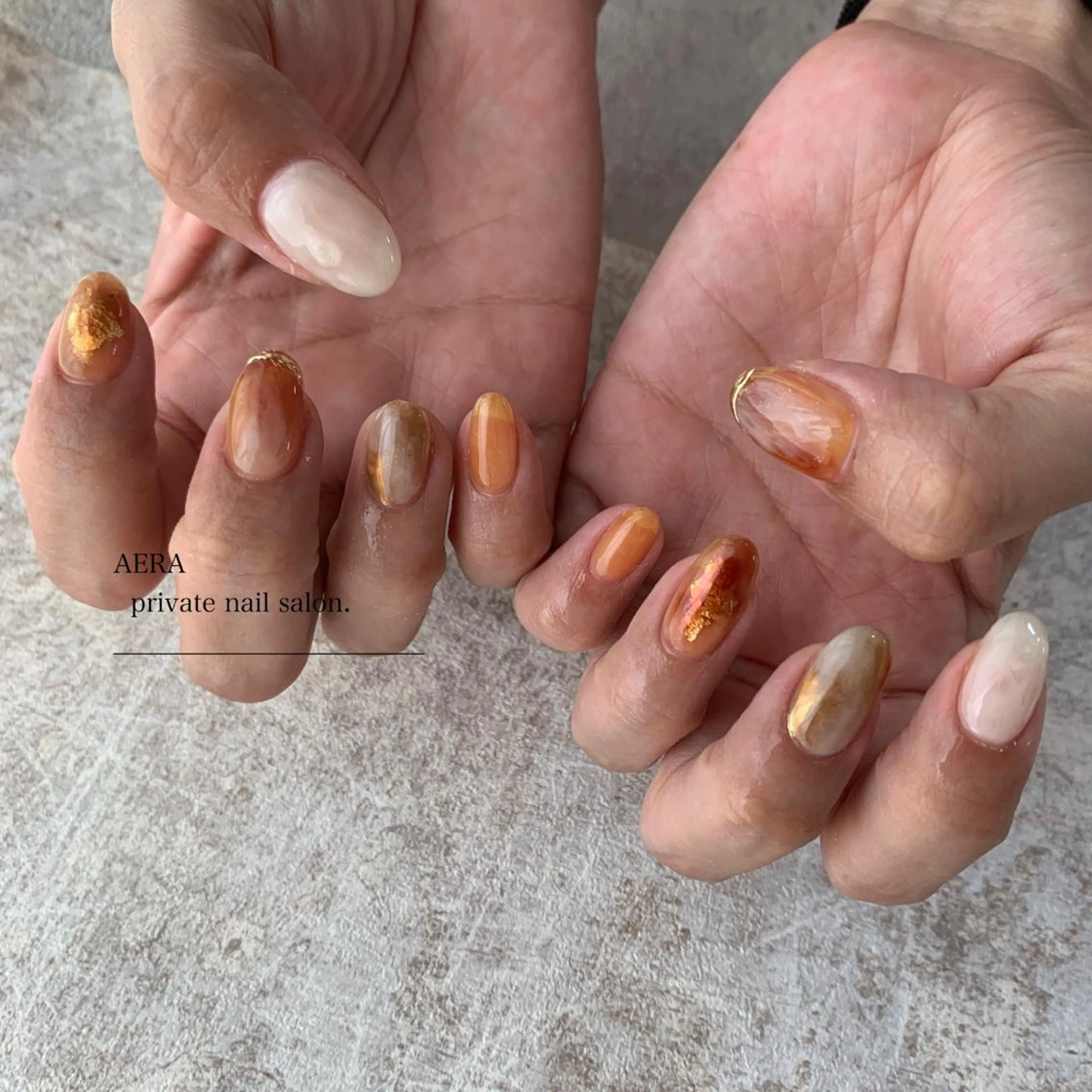ネイル AERA nail shino🐱⸝꙳のネイルデザイン