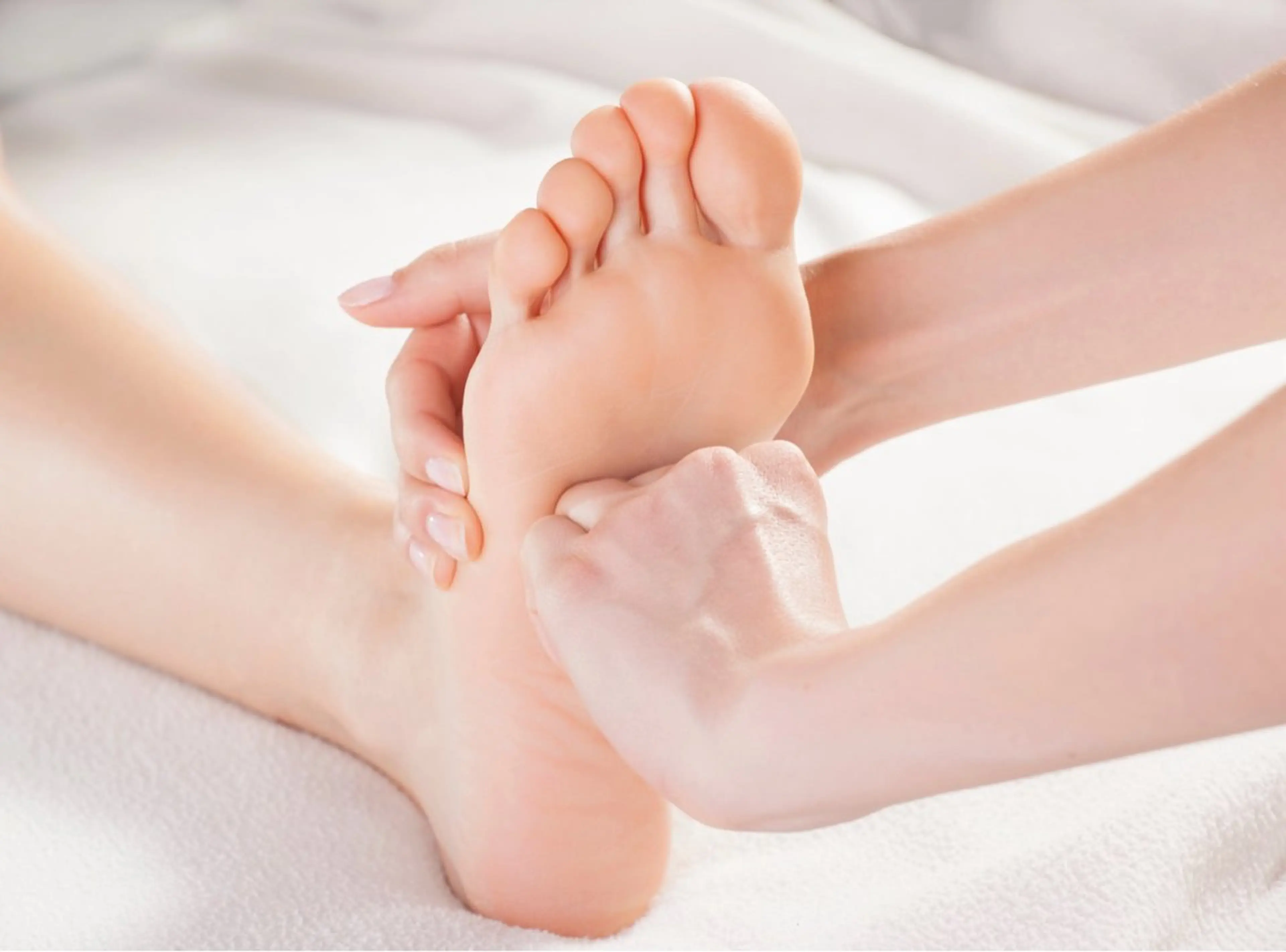 【まずはお試し、足のリセットケア】足つぼ×膝上リンパマッサージ30分（足湯付）の写真