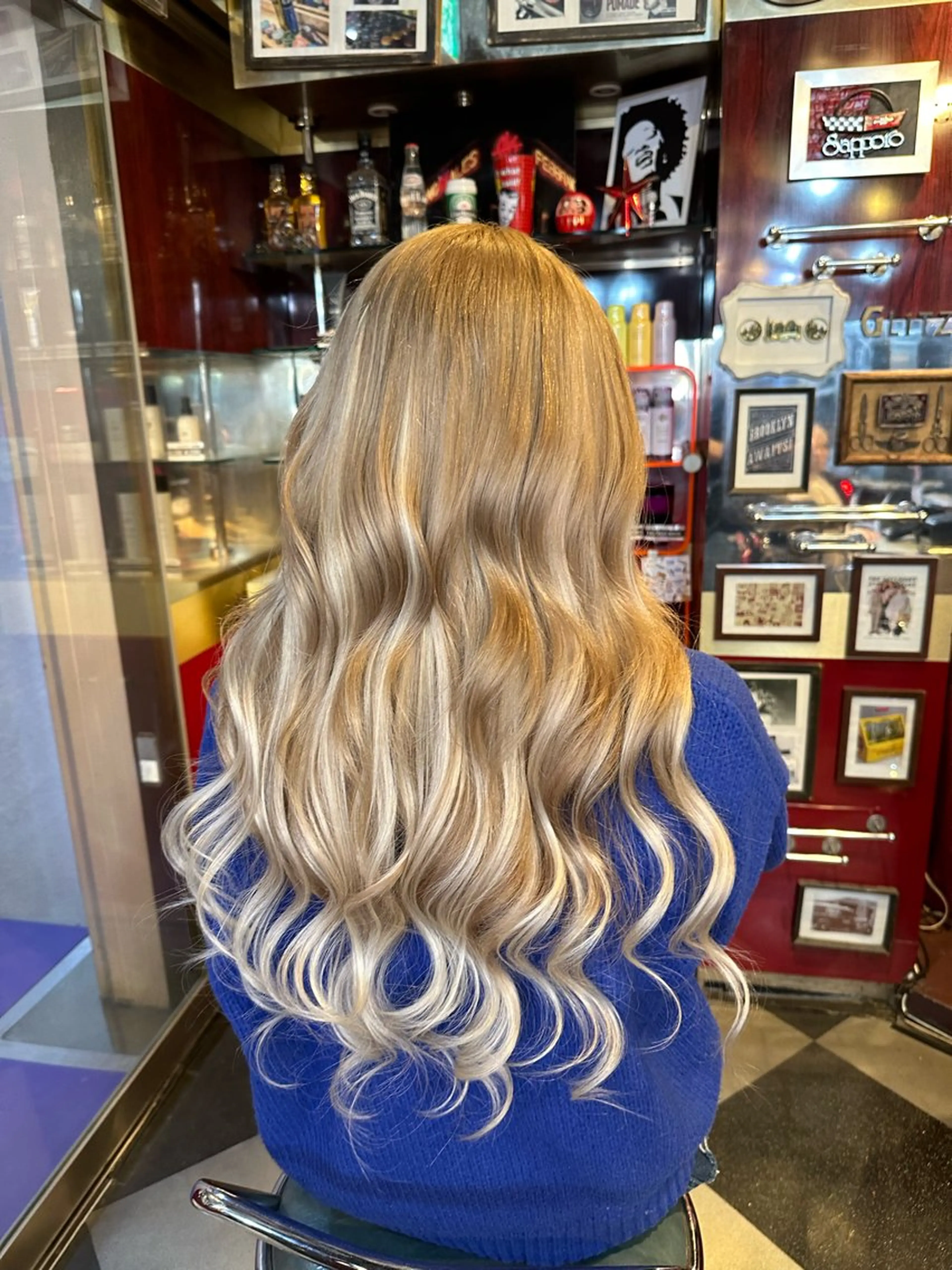 🌈ダブルカラー＋編み込みエクステ50本＋トリートメント🌈の写真