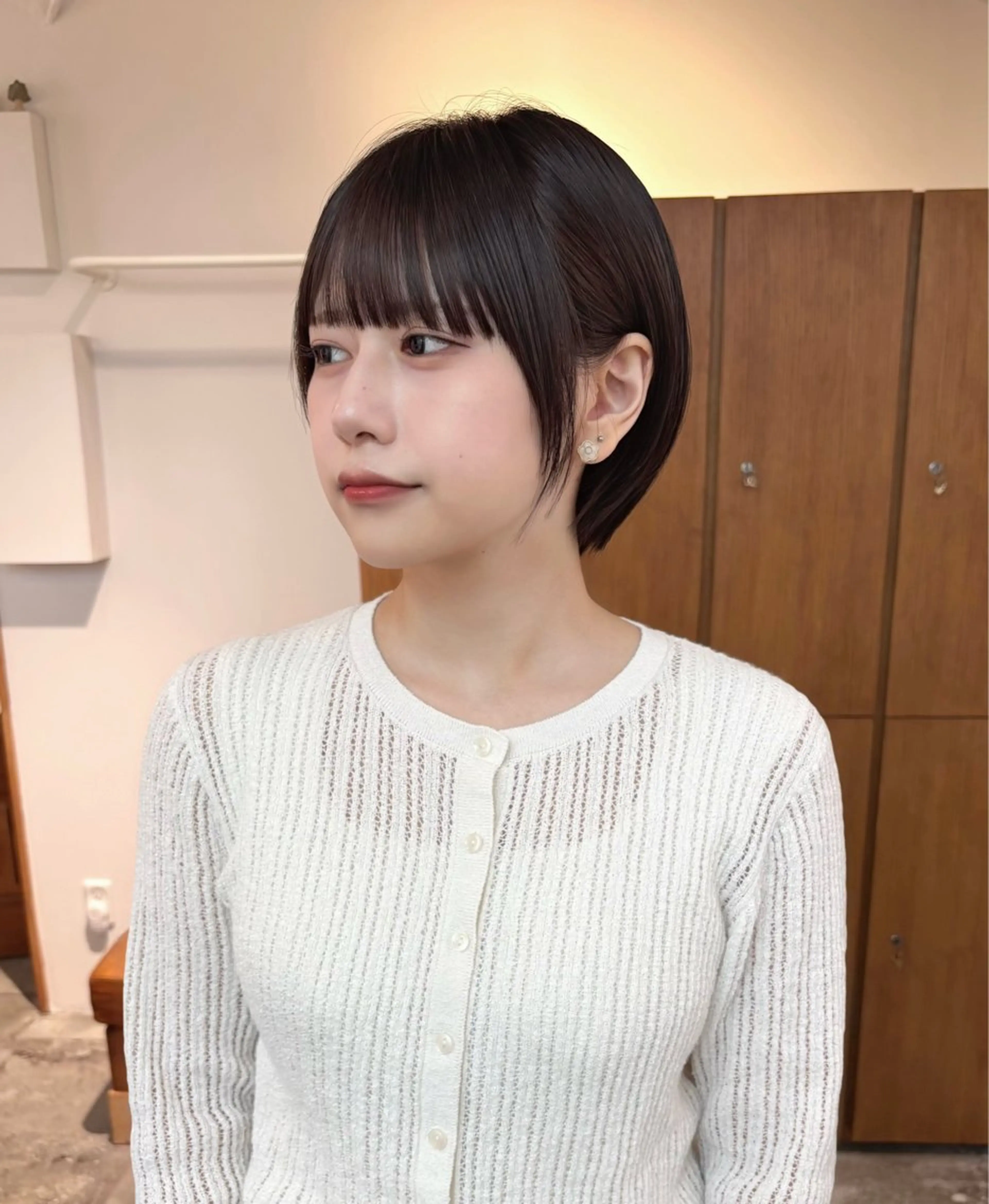 ショート aiko【艶カラー ・ミニモ年内で終了】のヘアスタイル