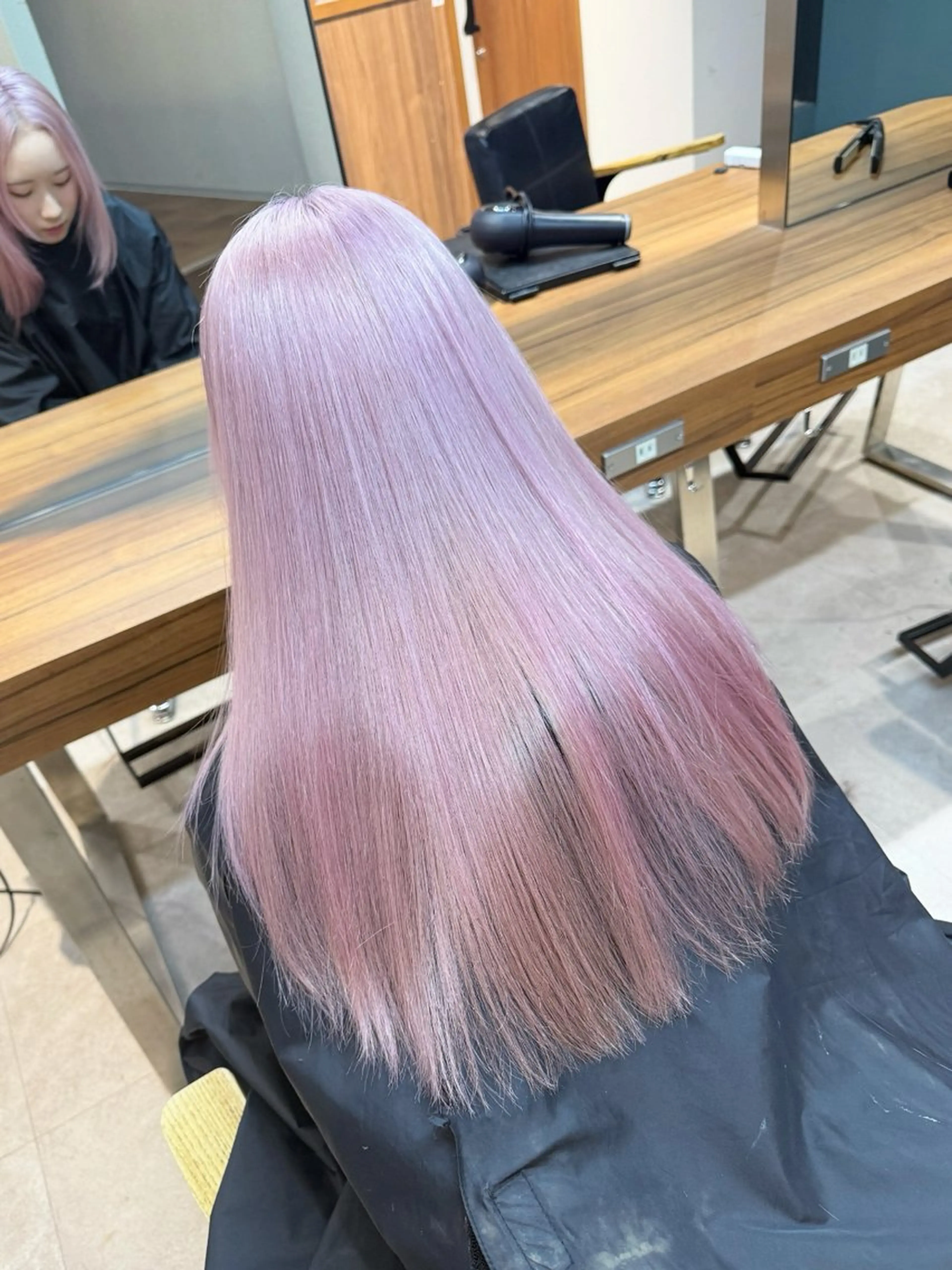 ロング カラー カット ヘアカラー トリートメント 岡本 太陽☀️のヘアスタイル