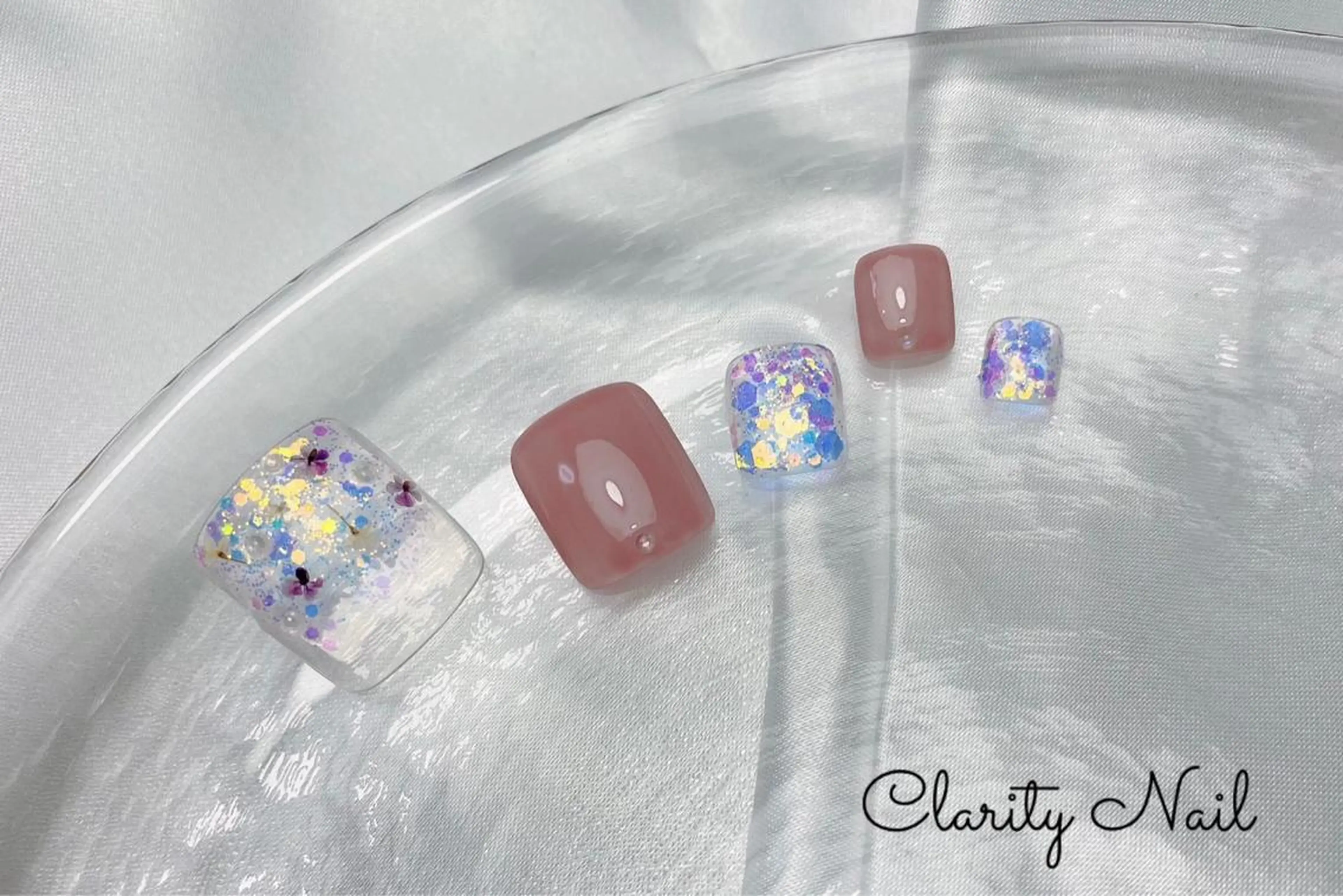 ネイル フットネイル フットネイル Clarity Nailのネイルデザイン