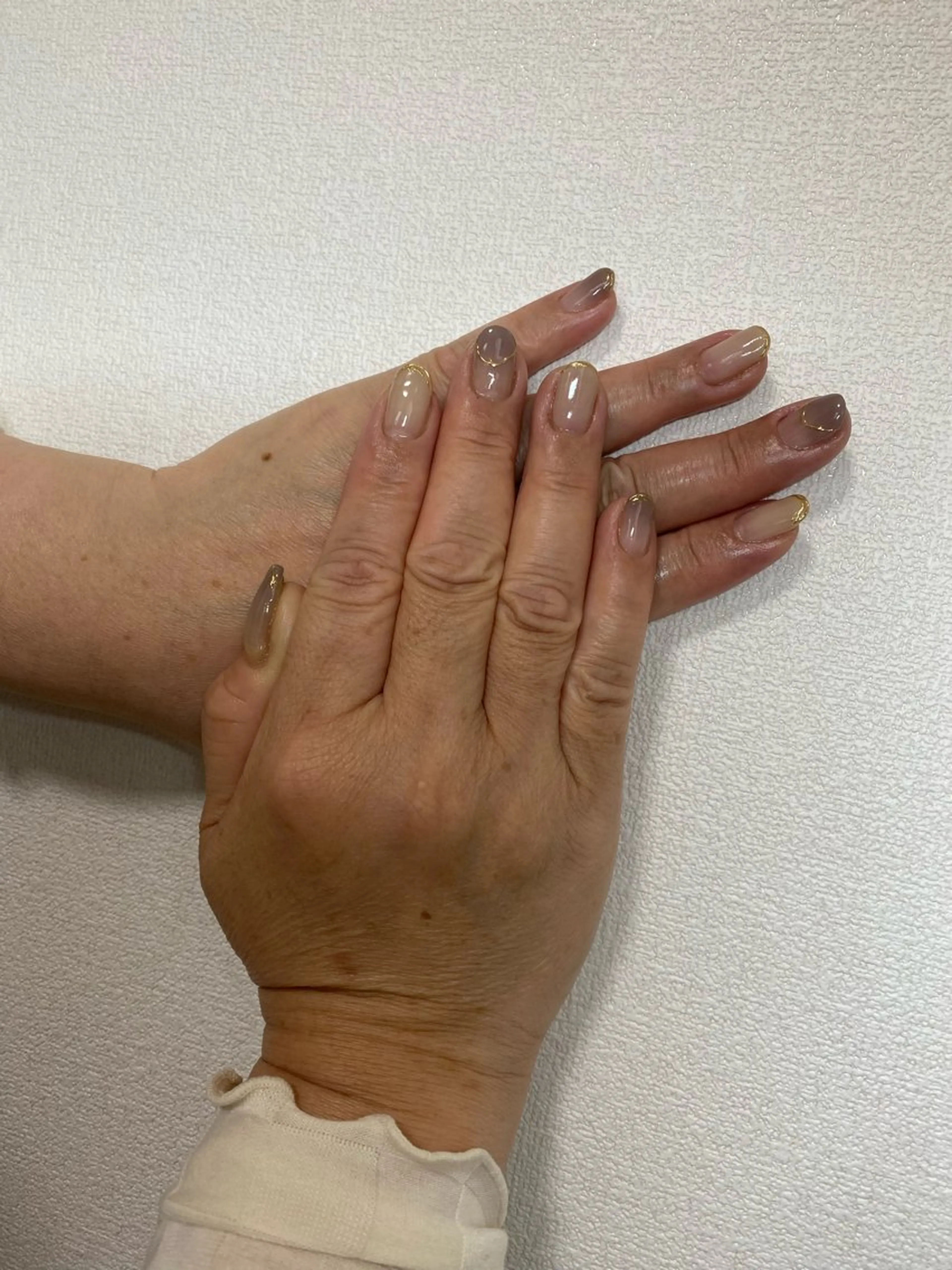 ネイル ニュアンスネイル ハンドネイル 自宅サロン FeelFreeのマツエク・マツパデザイン