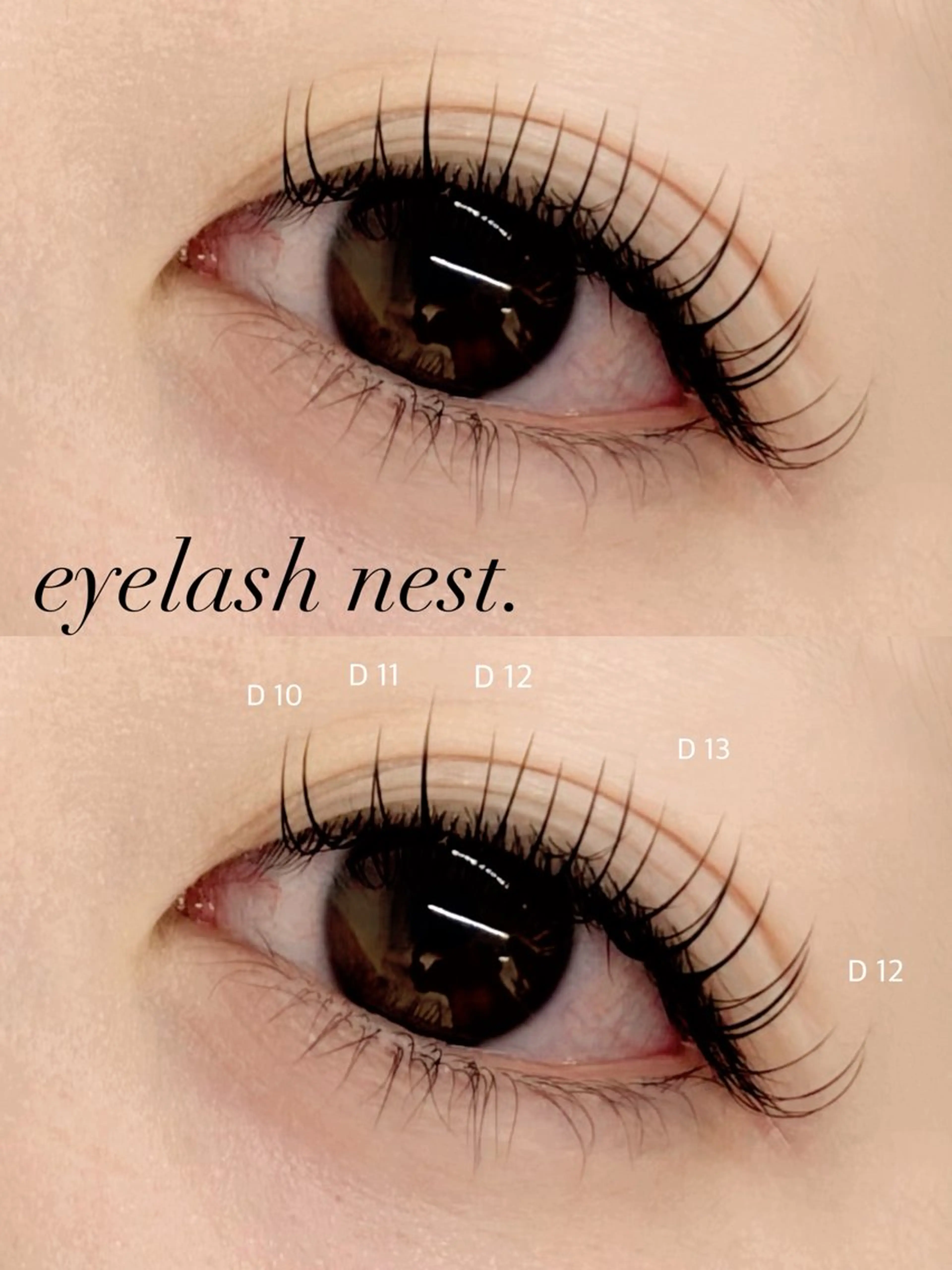 マツエク・マツパ フラットラッシュ intime内nest.所属・🤍nest. エリ🤍のマツエク・マツパデザイン