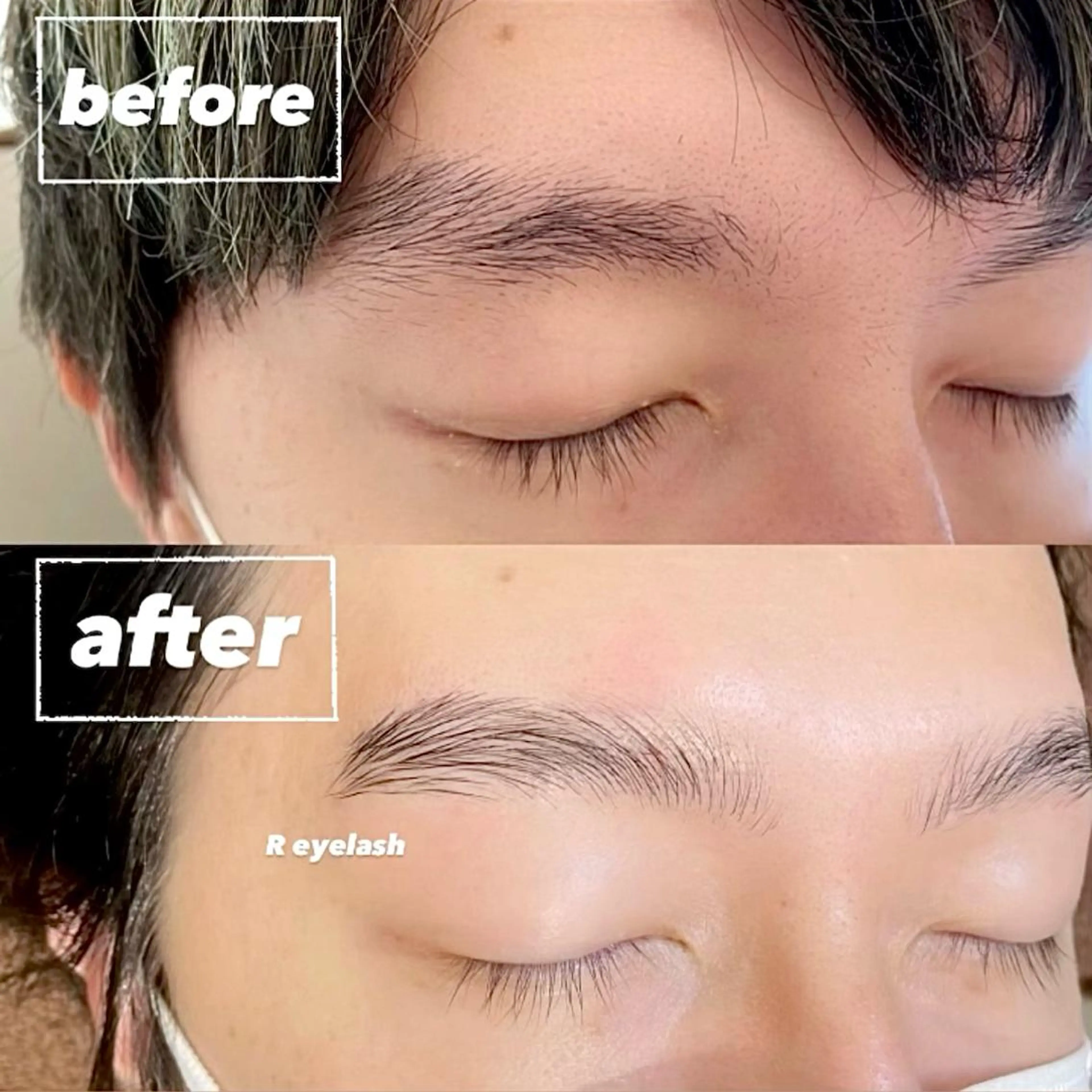 ミディアム カラー パーマ ヘアアレンジ メンズ キッズ ネイル マツエク・マツパ アイブロウ ハリウッドブロウリフト ワックス脱毛 その他(アイブロウ) 𝑹 eyelashのマツエク・マツパデザイン