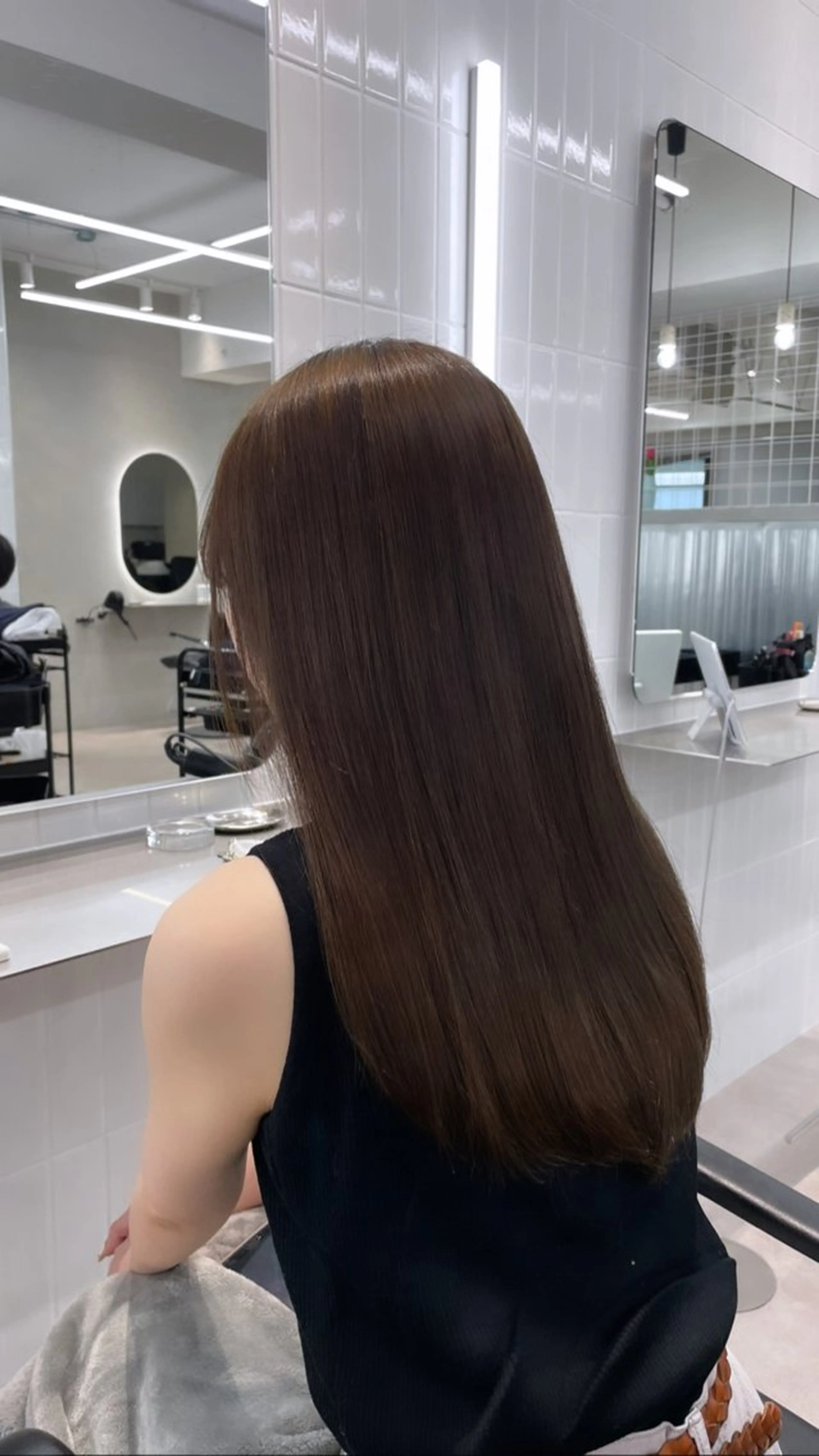 ロング カラー ヘアカラー トリートメント ✨レイヤーカット 海外ヘア/原宿✨のヘアスタイル