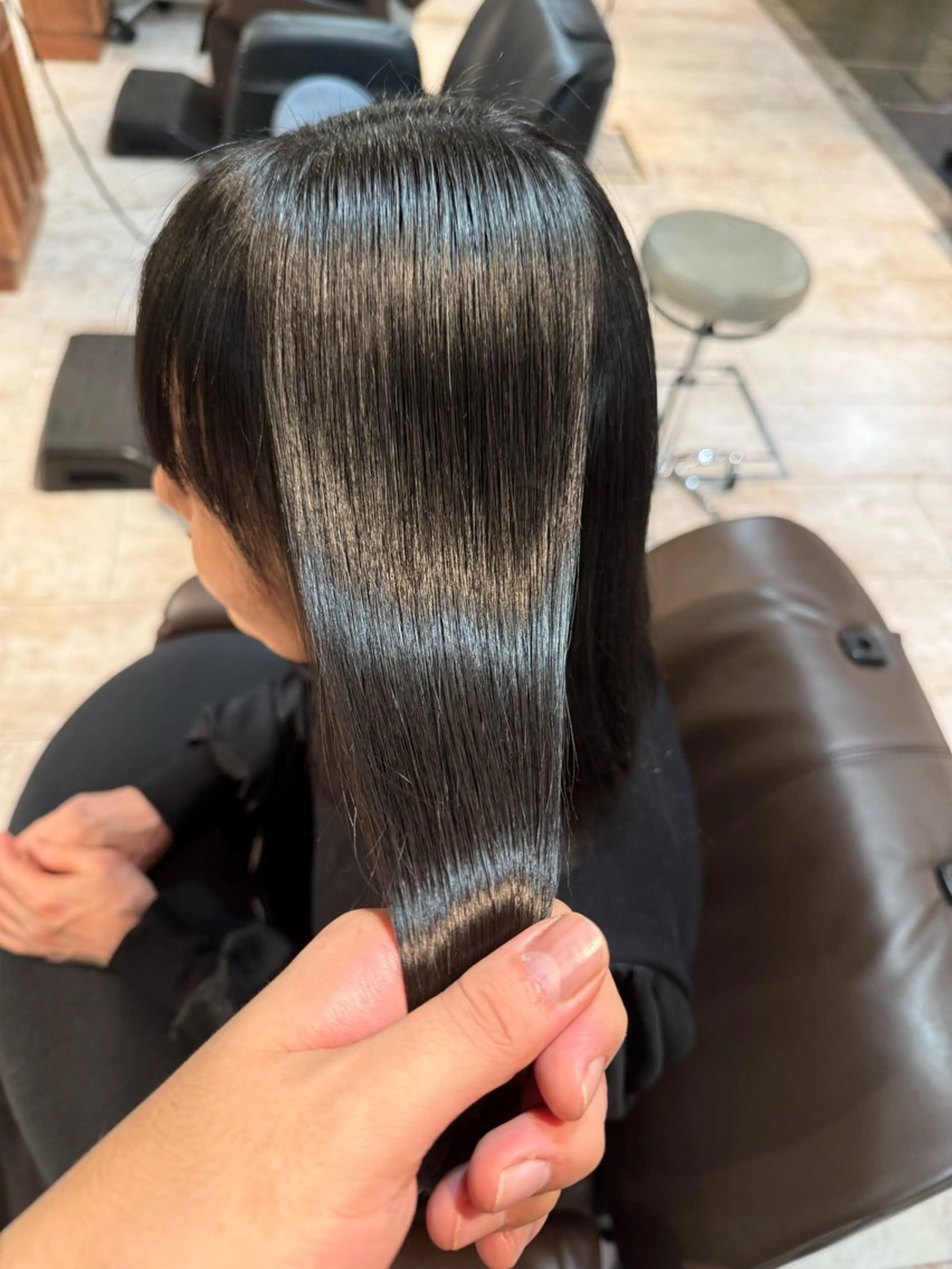 ロング カット 縮毛矯正 トリートメント 髪質改善/縮毛矯正 砂原一博のヘアスタイル